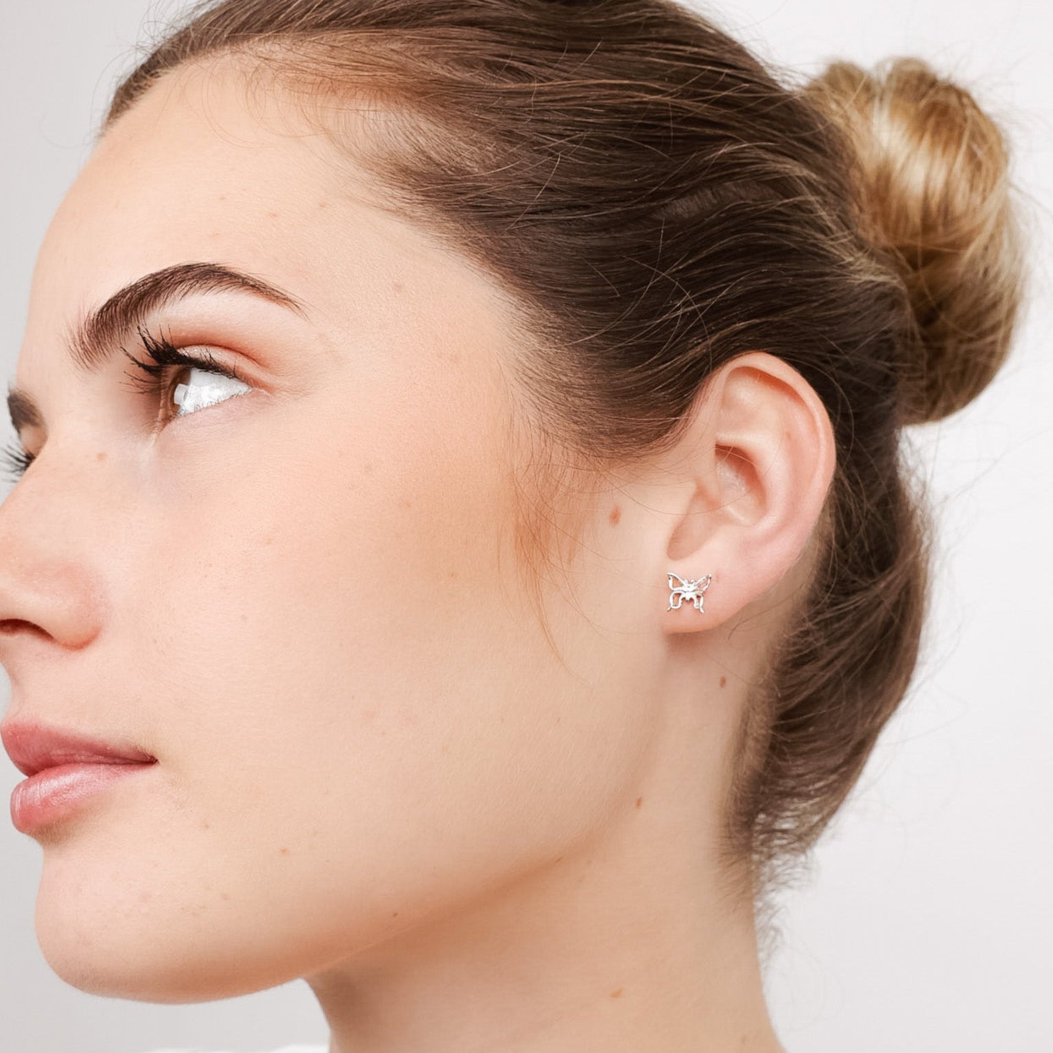 Gold Butterfly Earrings