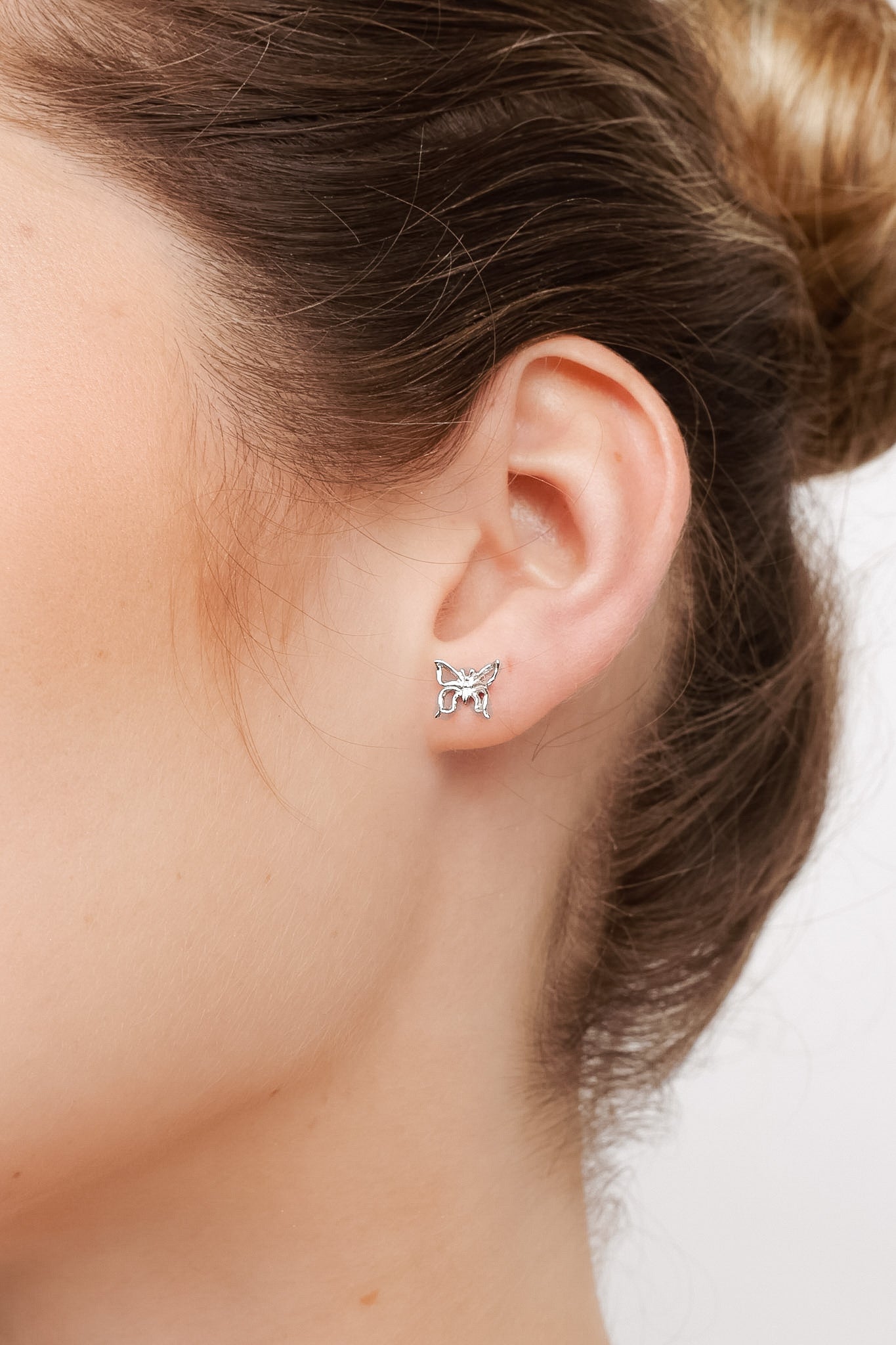 Gold Butterfly Earrings