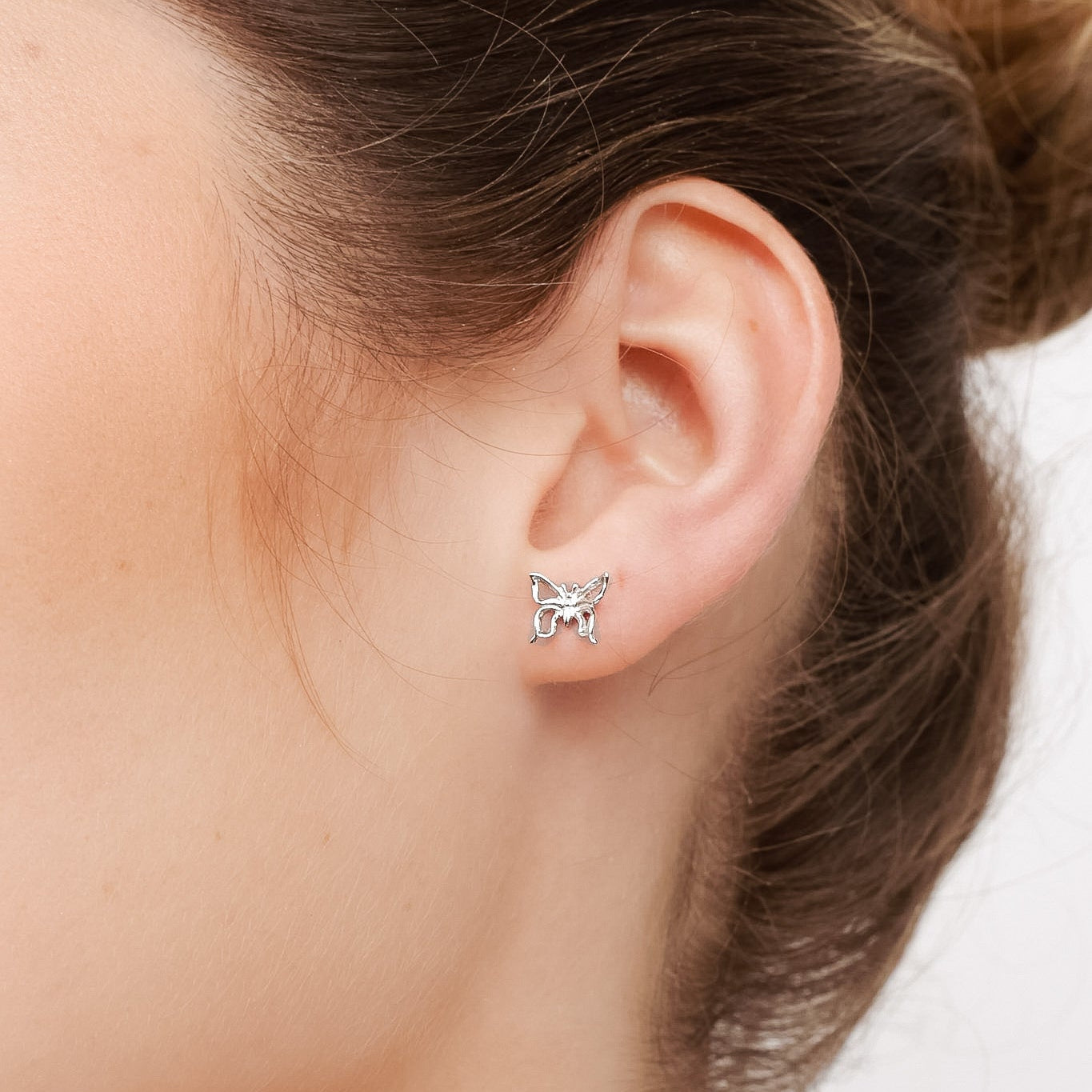 Gold Butterfly Earrings