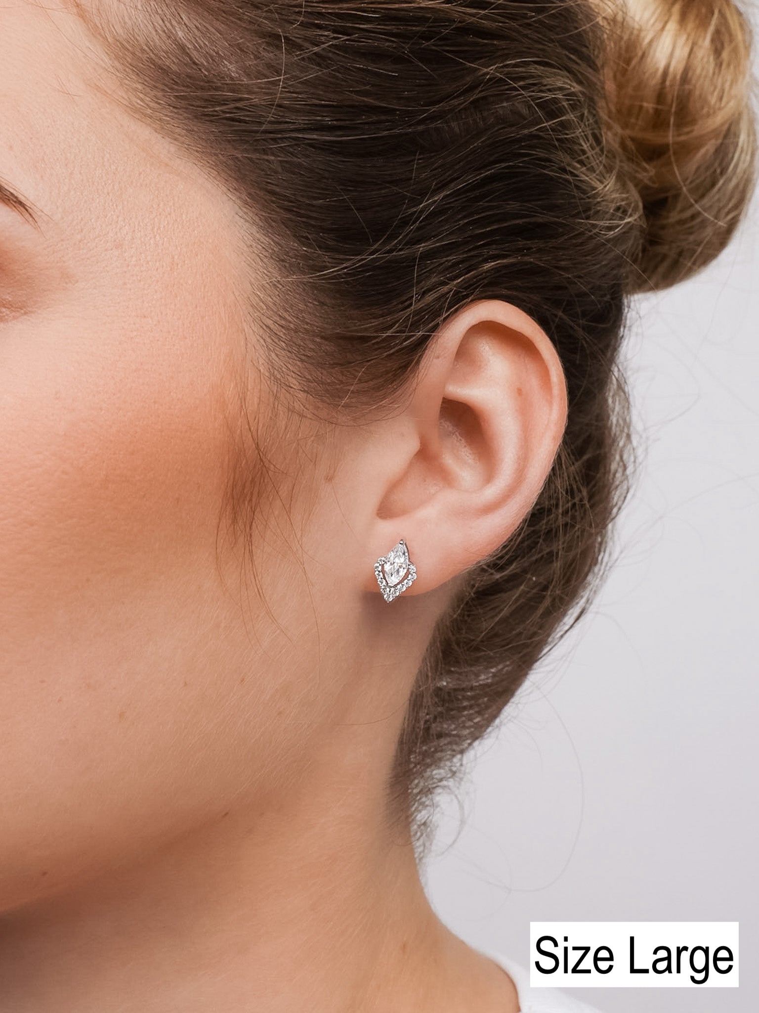 Vintage Marquise Stud Earrings