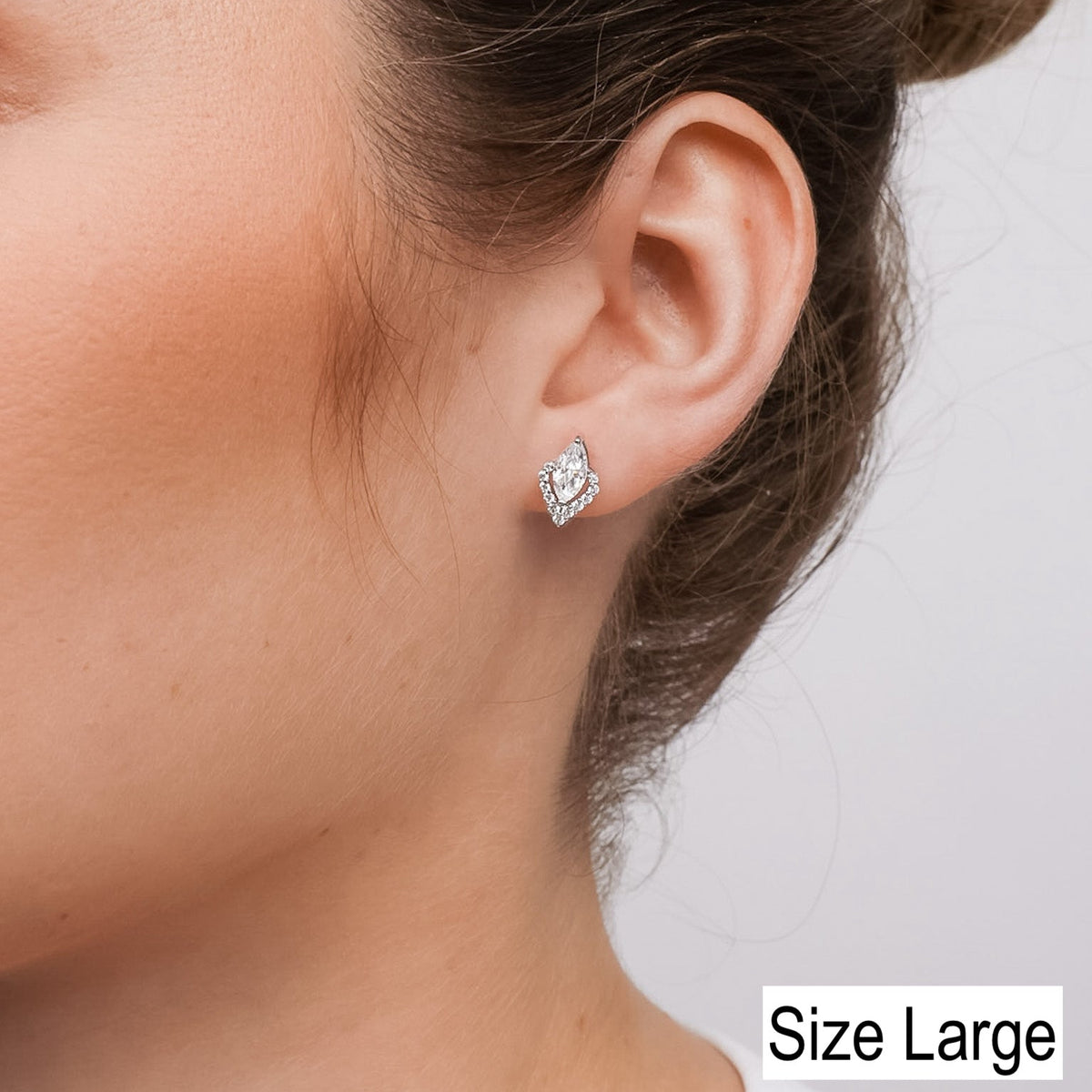 Vintage Marquise Stud Earrings