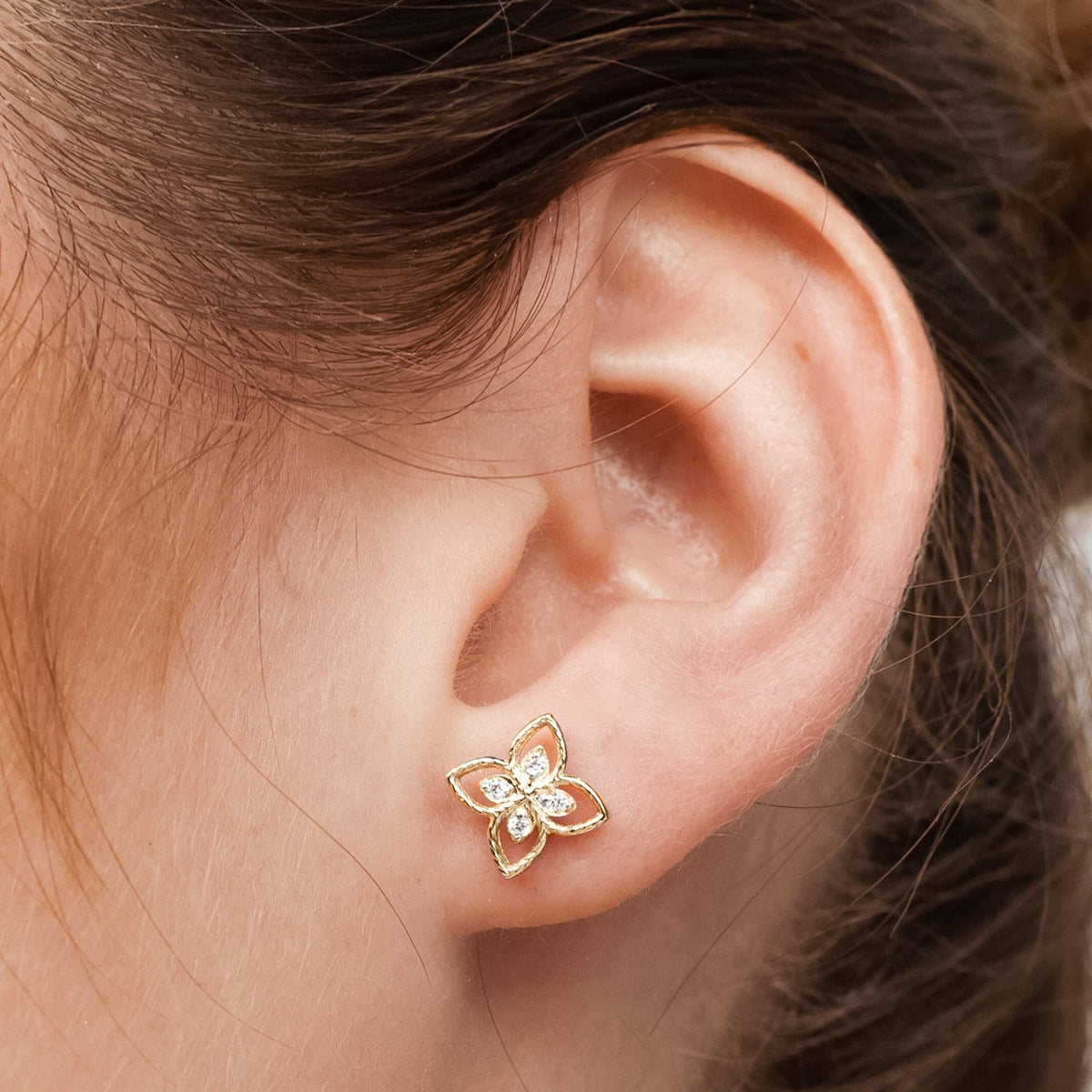 Vintage Petal Earring