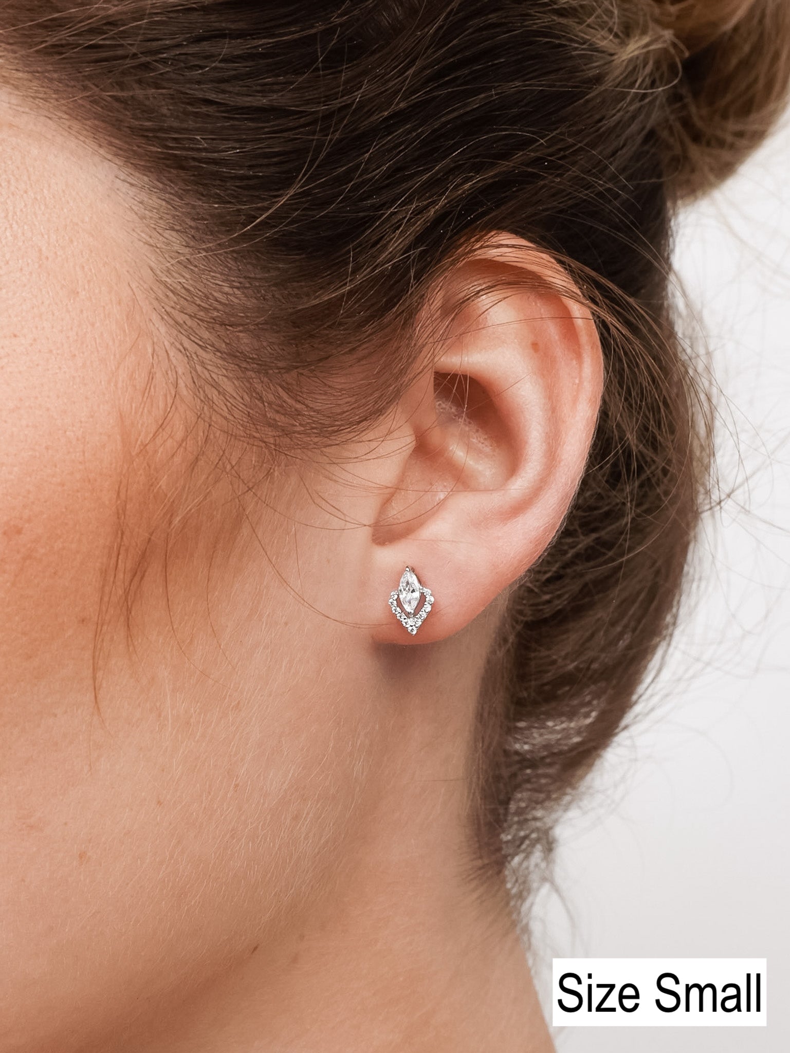 Vintage Marquise Stud Earrings