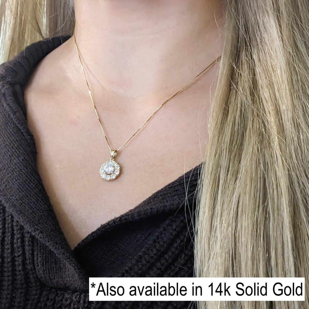 Moon Crest Pendant - .925 Sterling Silver