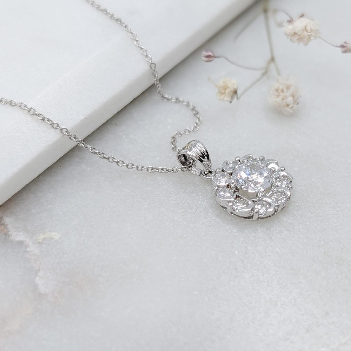 Moon Crest Pendant - .925 Sterling Silver
