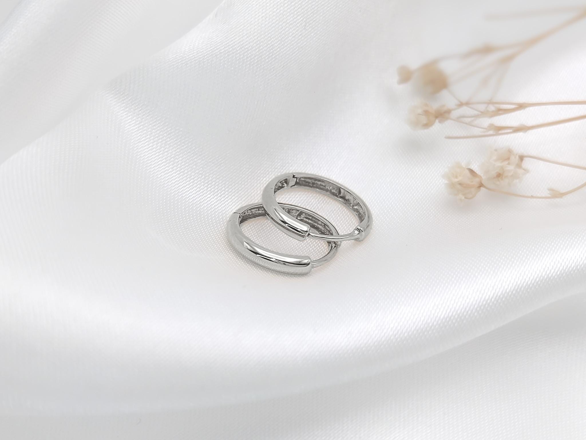 Polished Hoops- .925 Sterling Silver