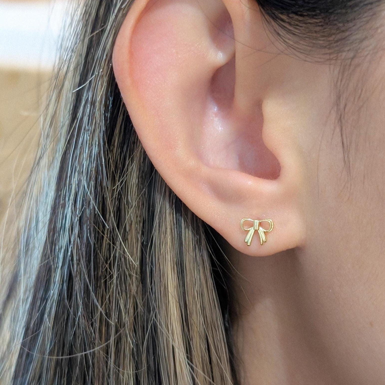 Mini Bow Studs