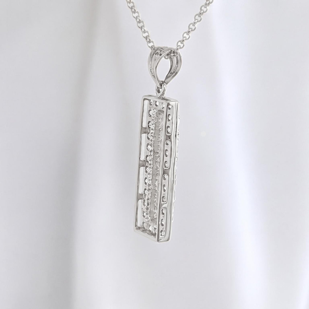 Classic Bar Pendant - .925 Sterling Silver