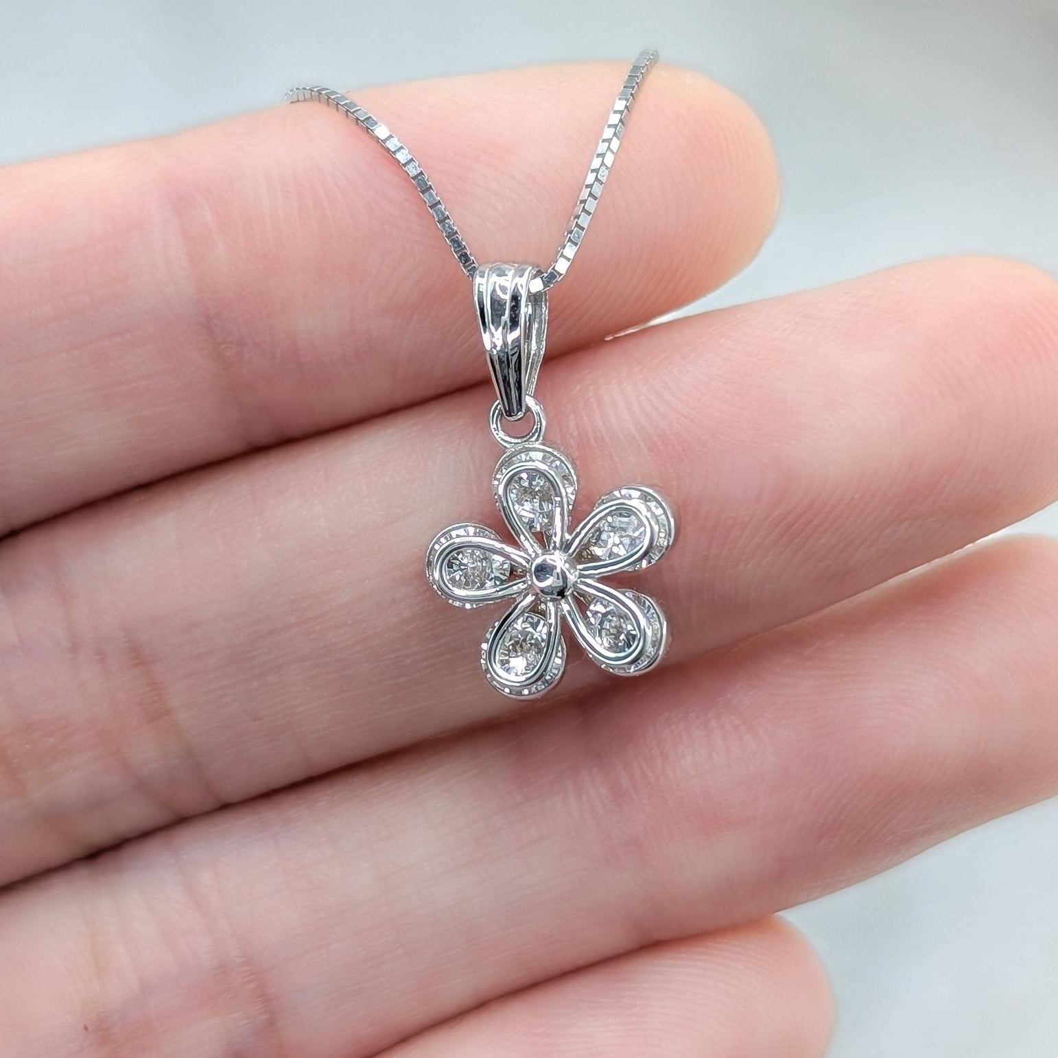 Minimalist Plumeria Charm