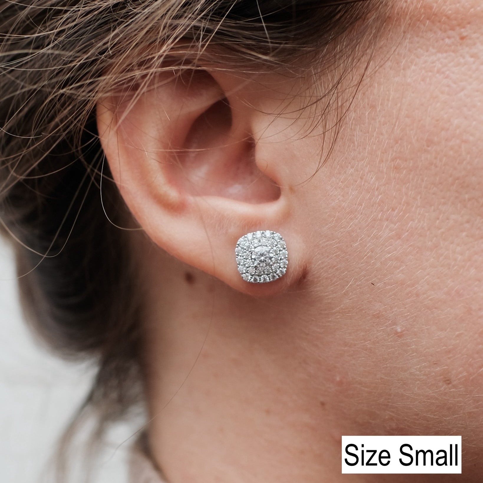 Square Cushion Earrings