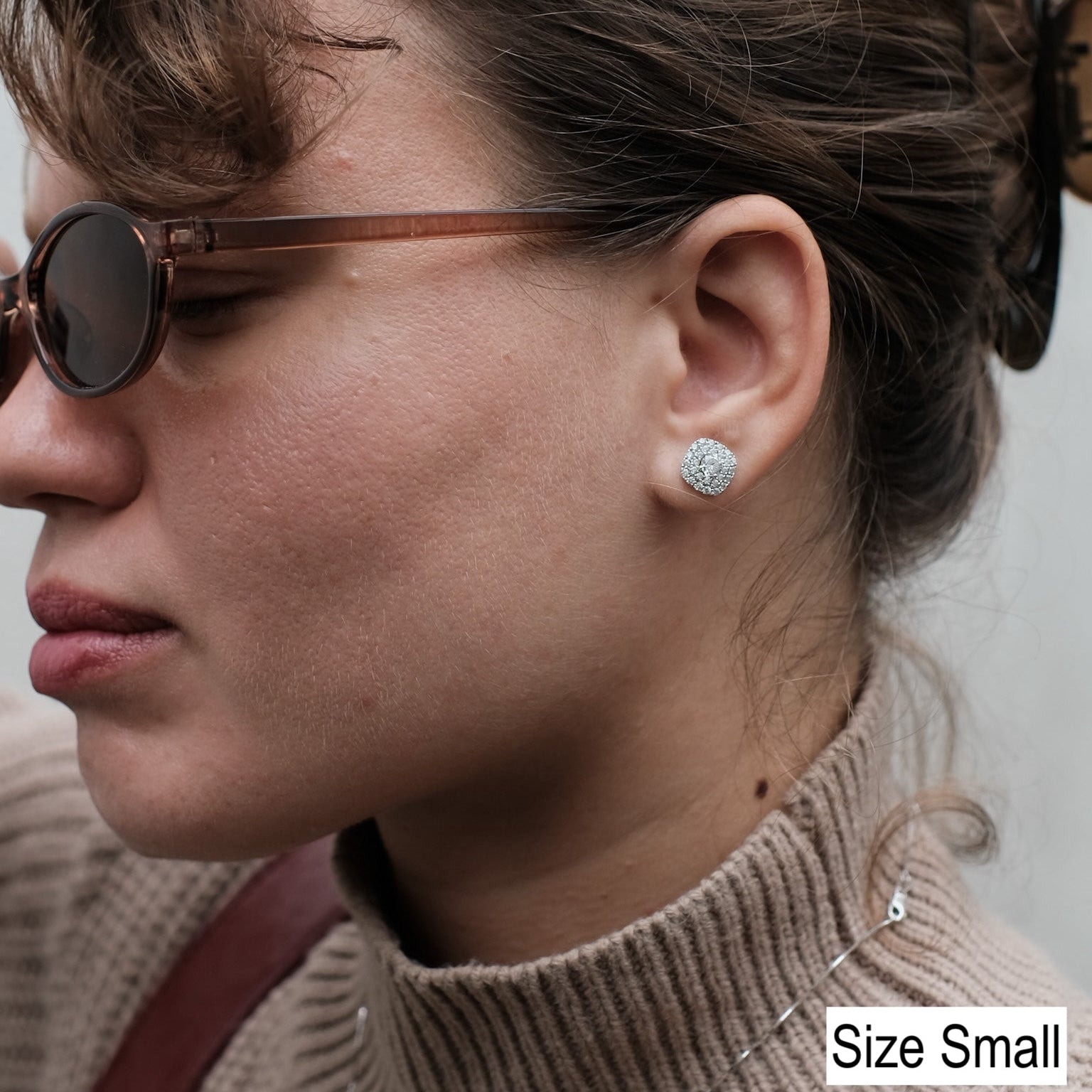 Square Cushion Earrings