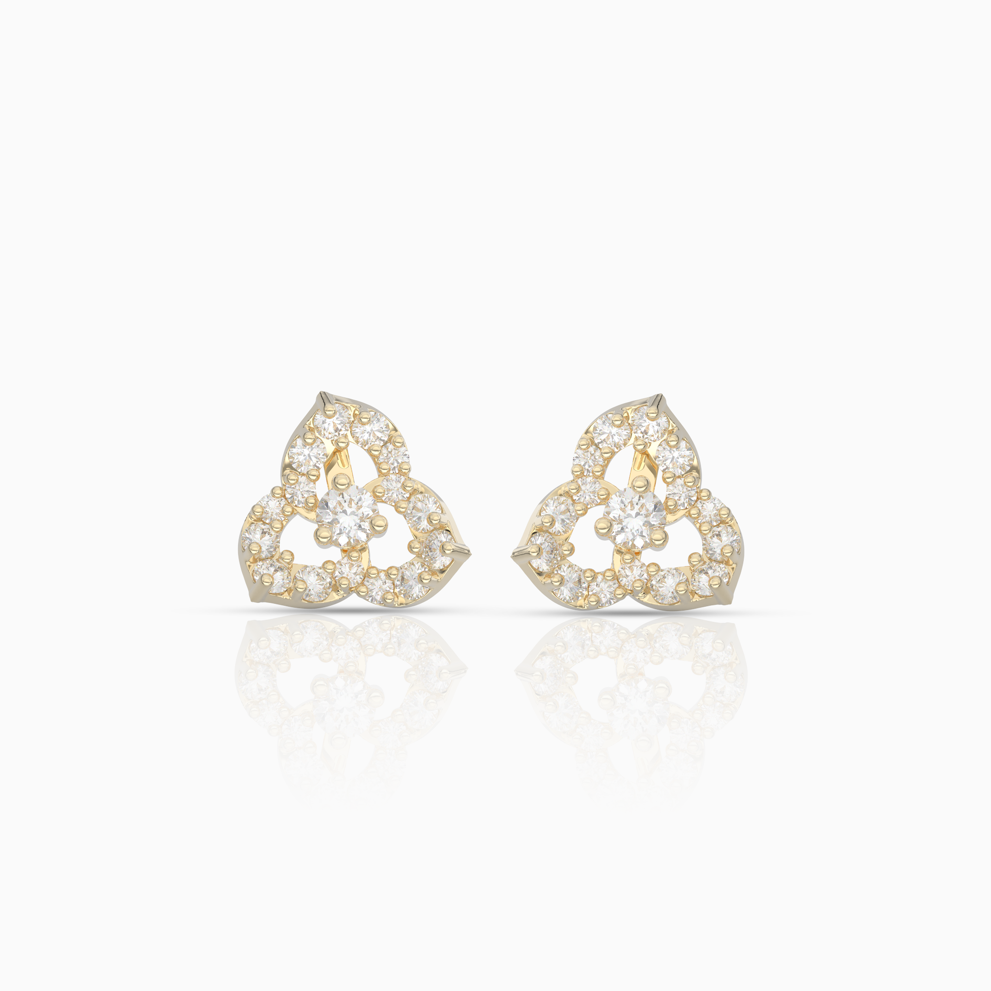 Trillium Petal Earrings