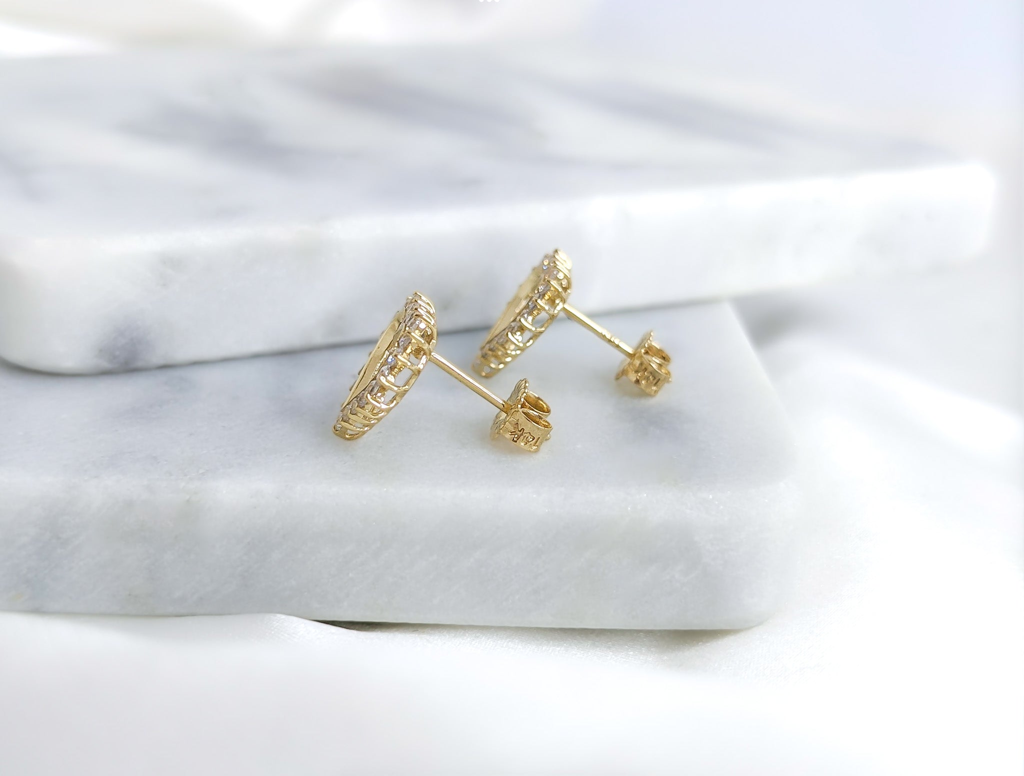 Modern Heart Earrings