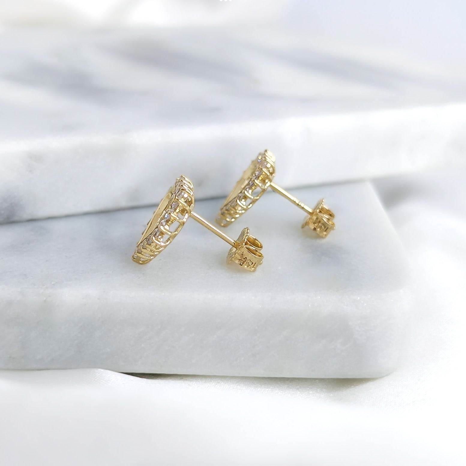 Modern Heart Earrings