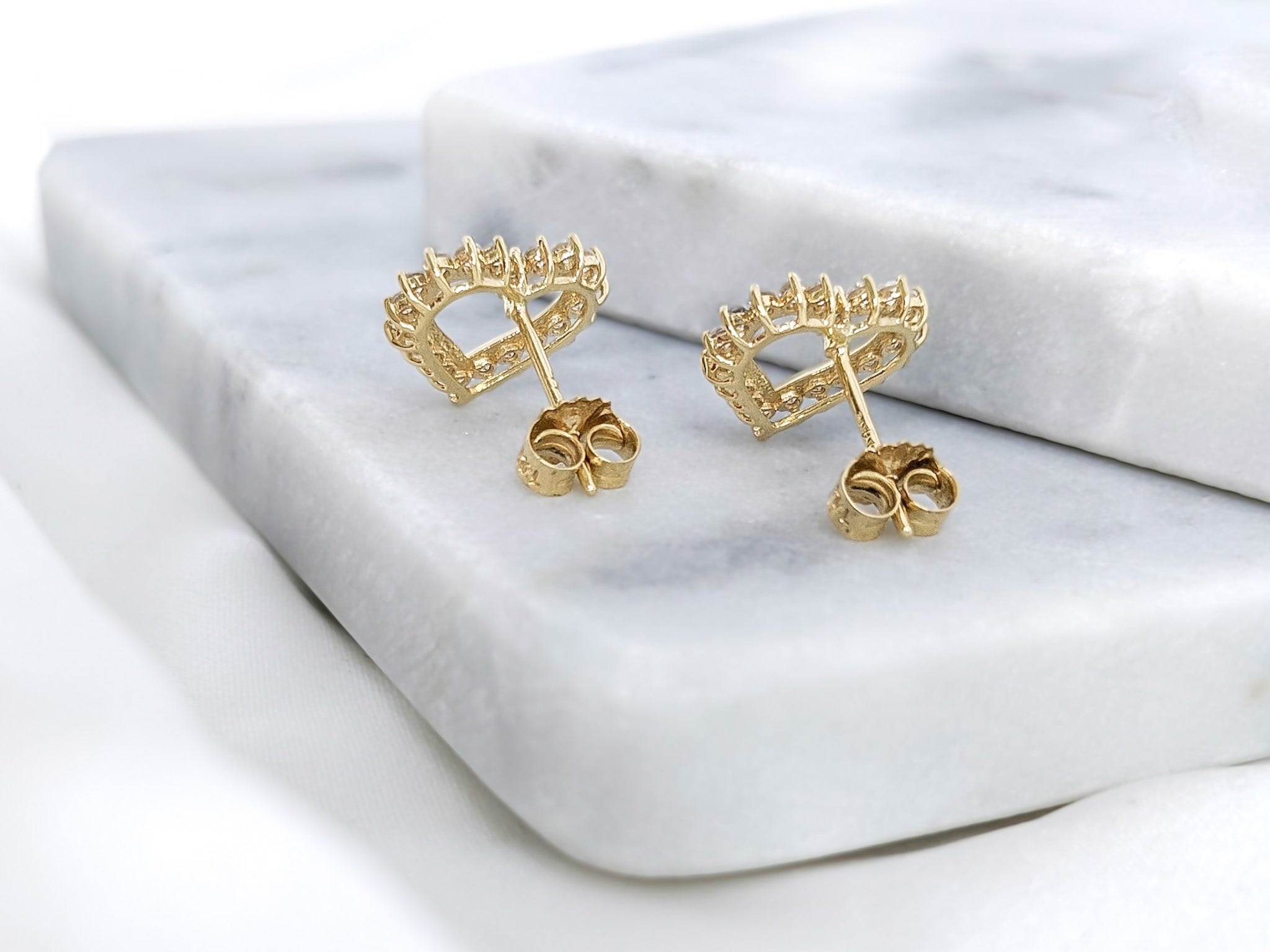 Modern Heart Earrings
