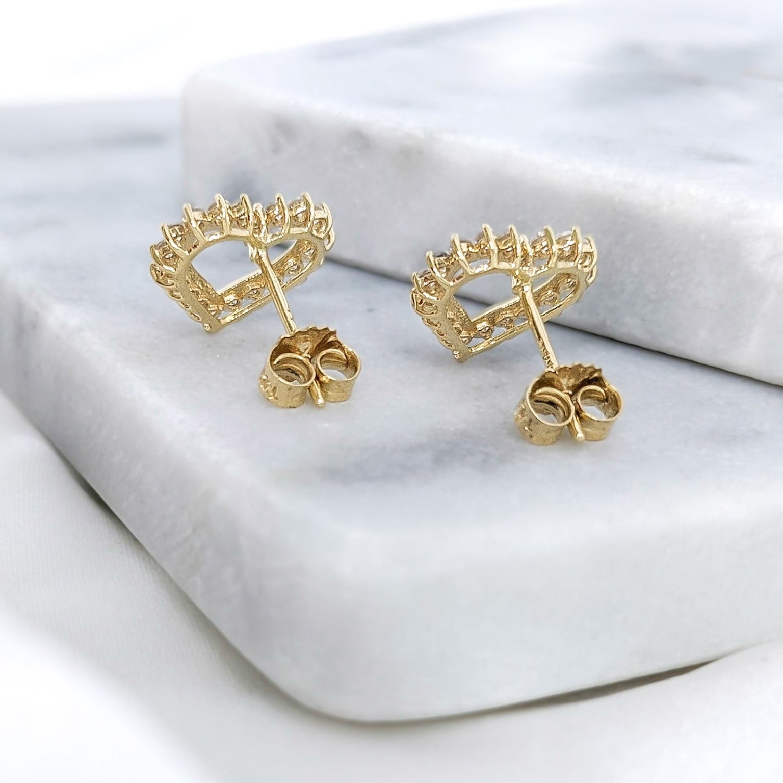 Modern Heart Earrings