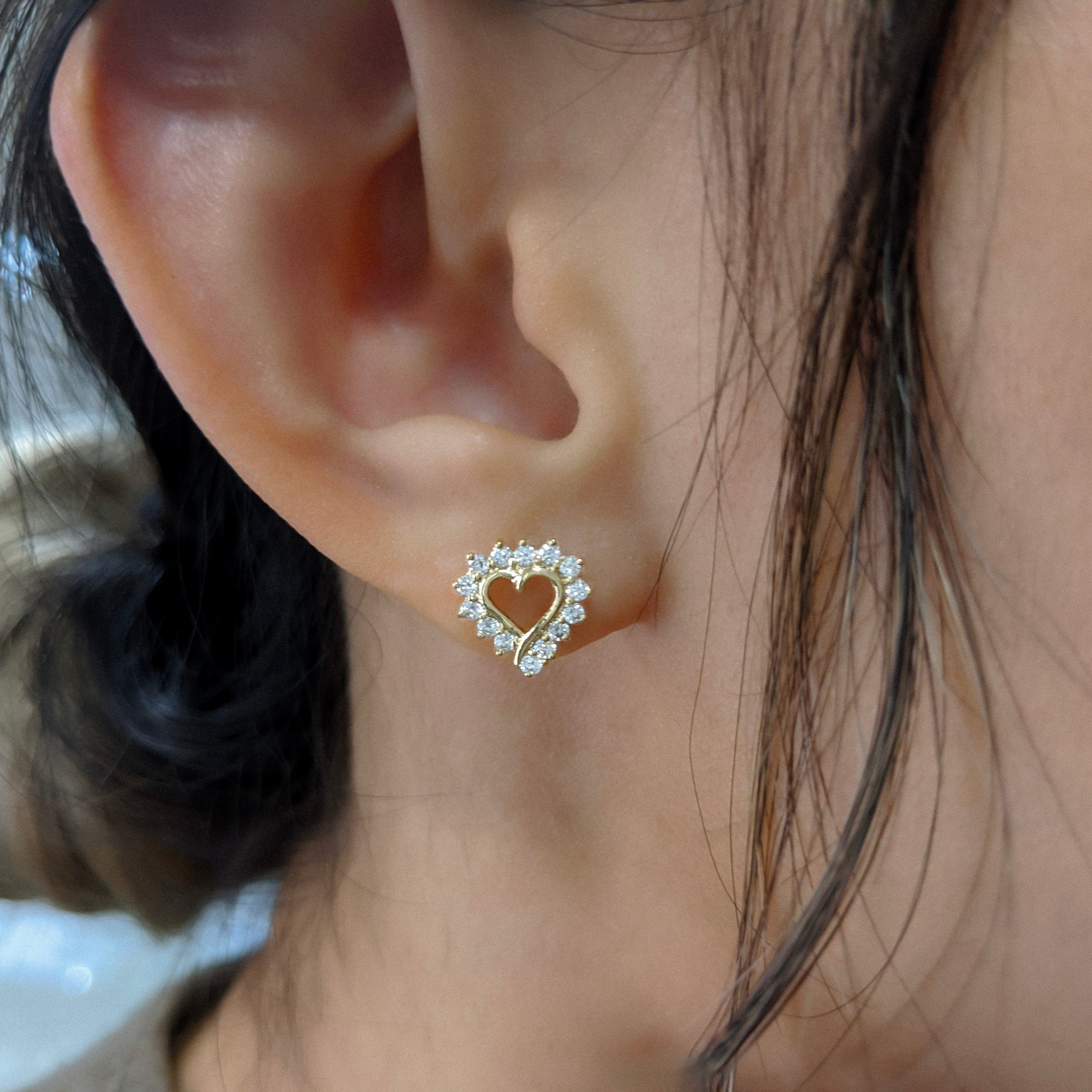 Classic Heart Earrings