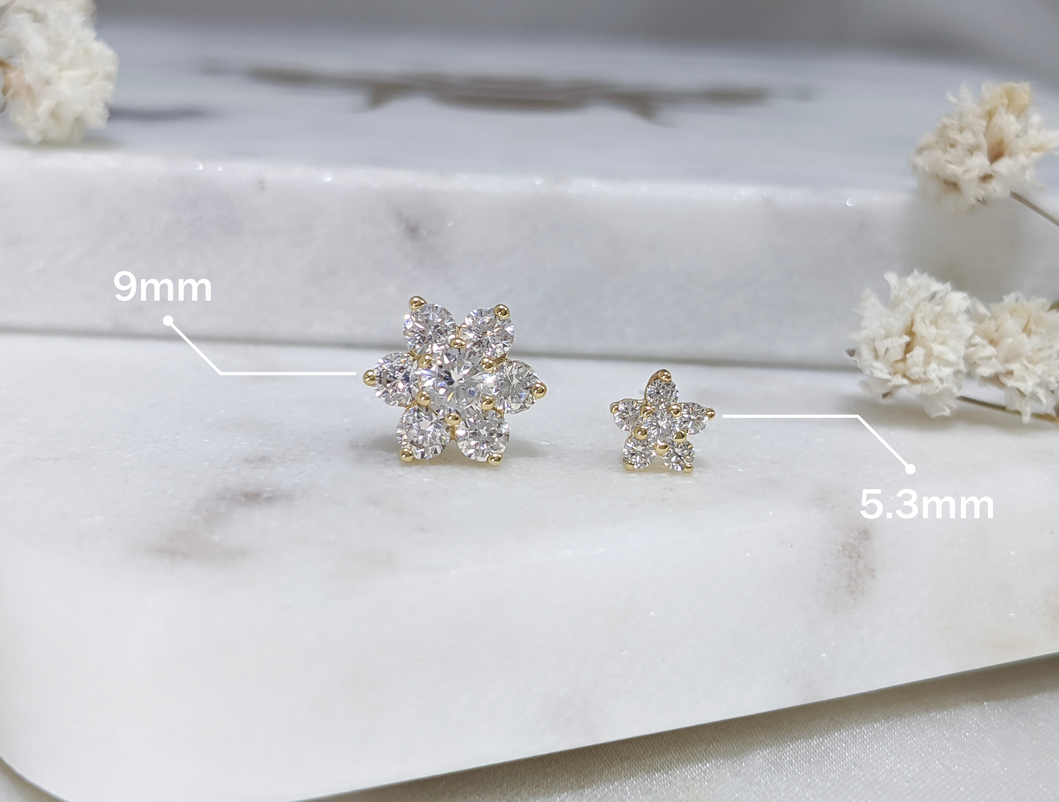 Blue Sapphire Birthstone Earrings