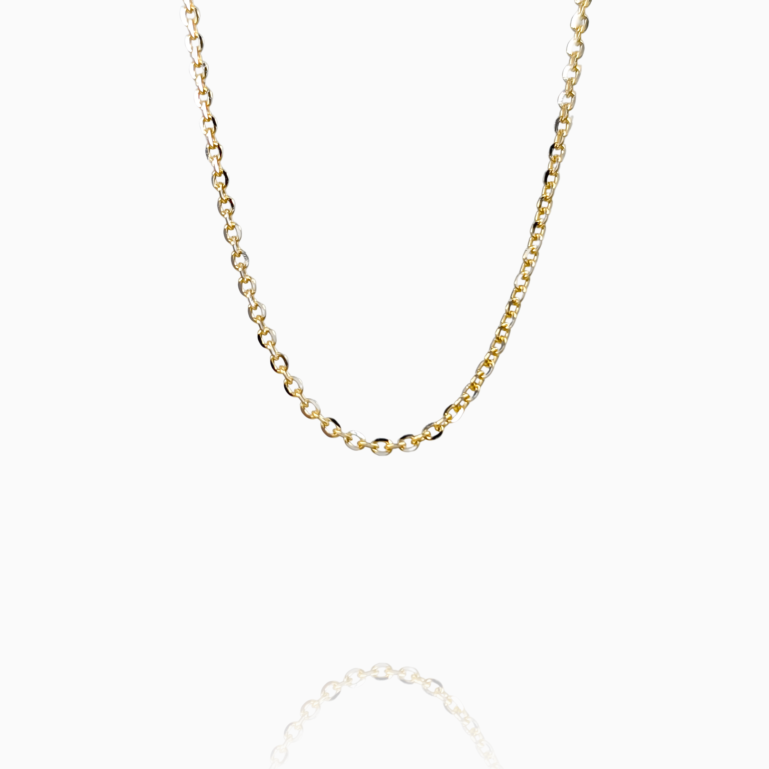 Mini Pavé Rolo Chain