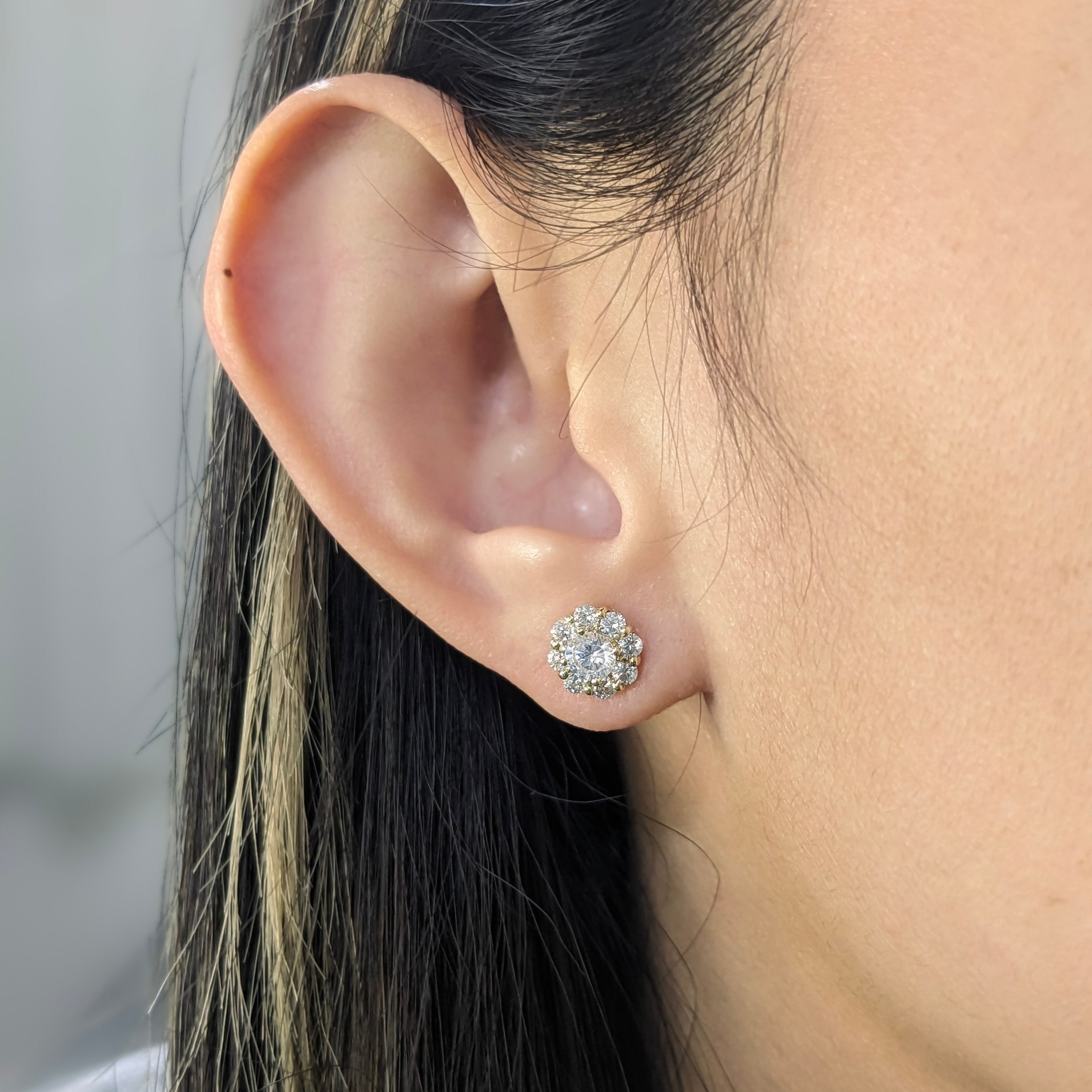 Floral Cluster Earrings