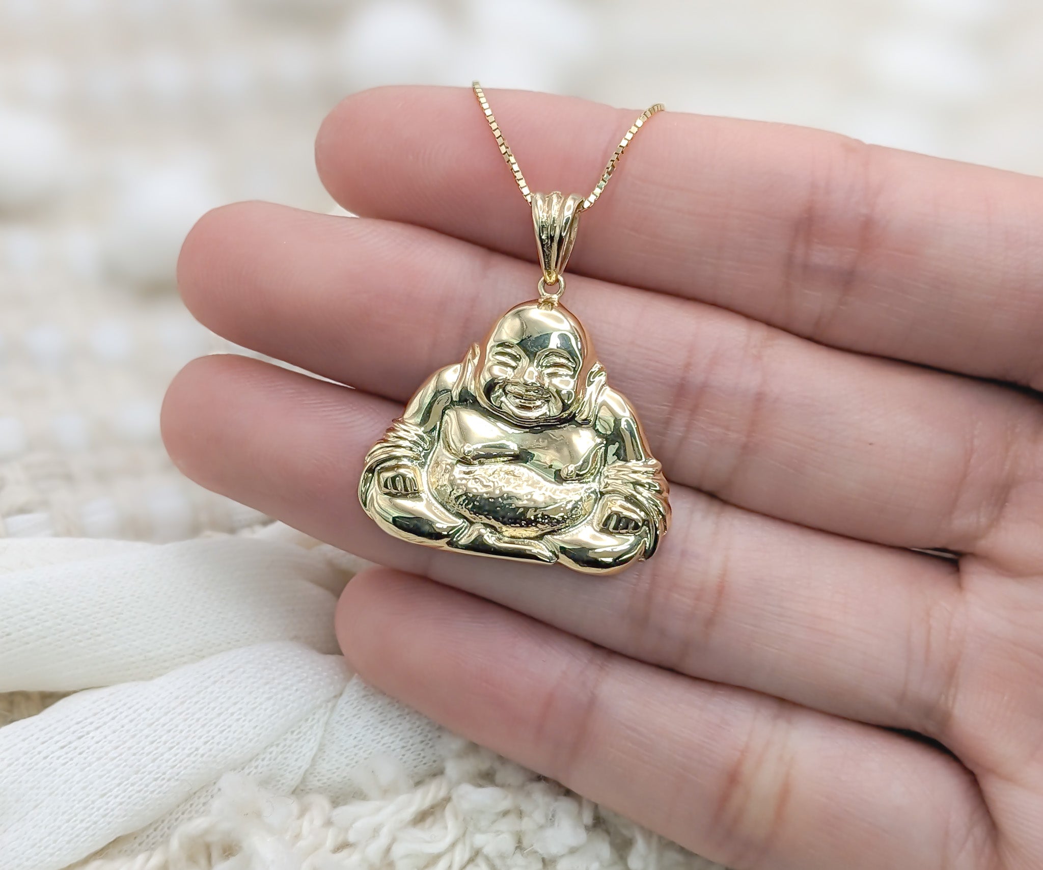 Laughing Buddha Pendant