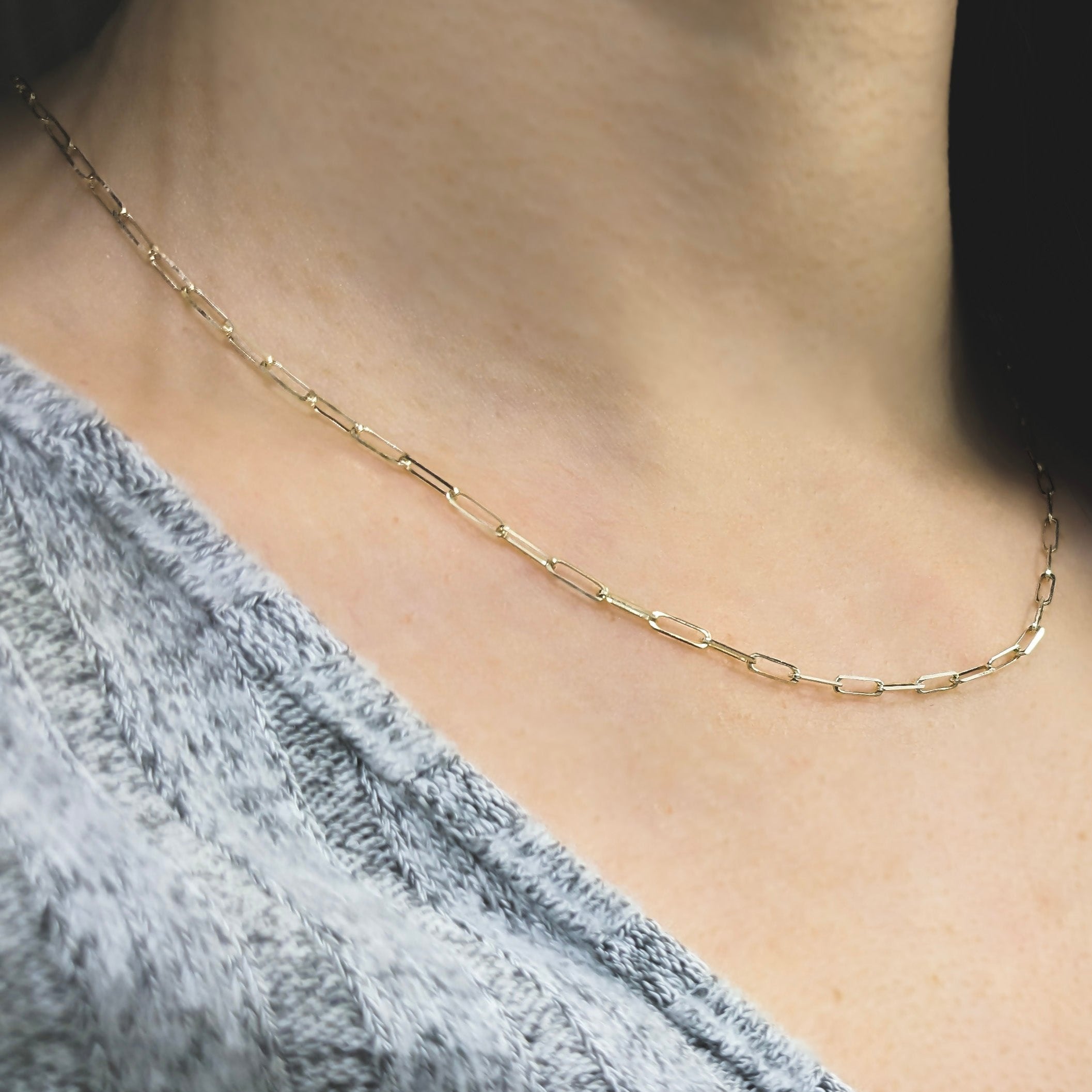 Paperclip Chain Necklace