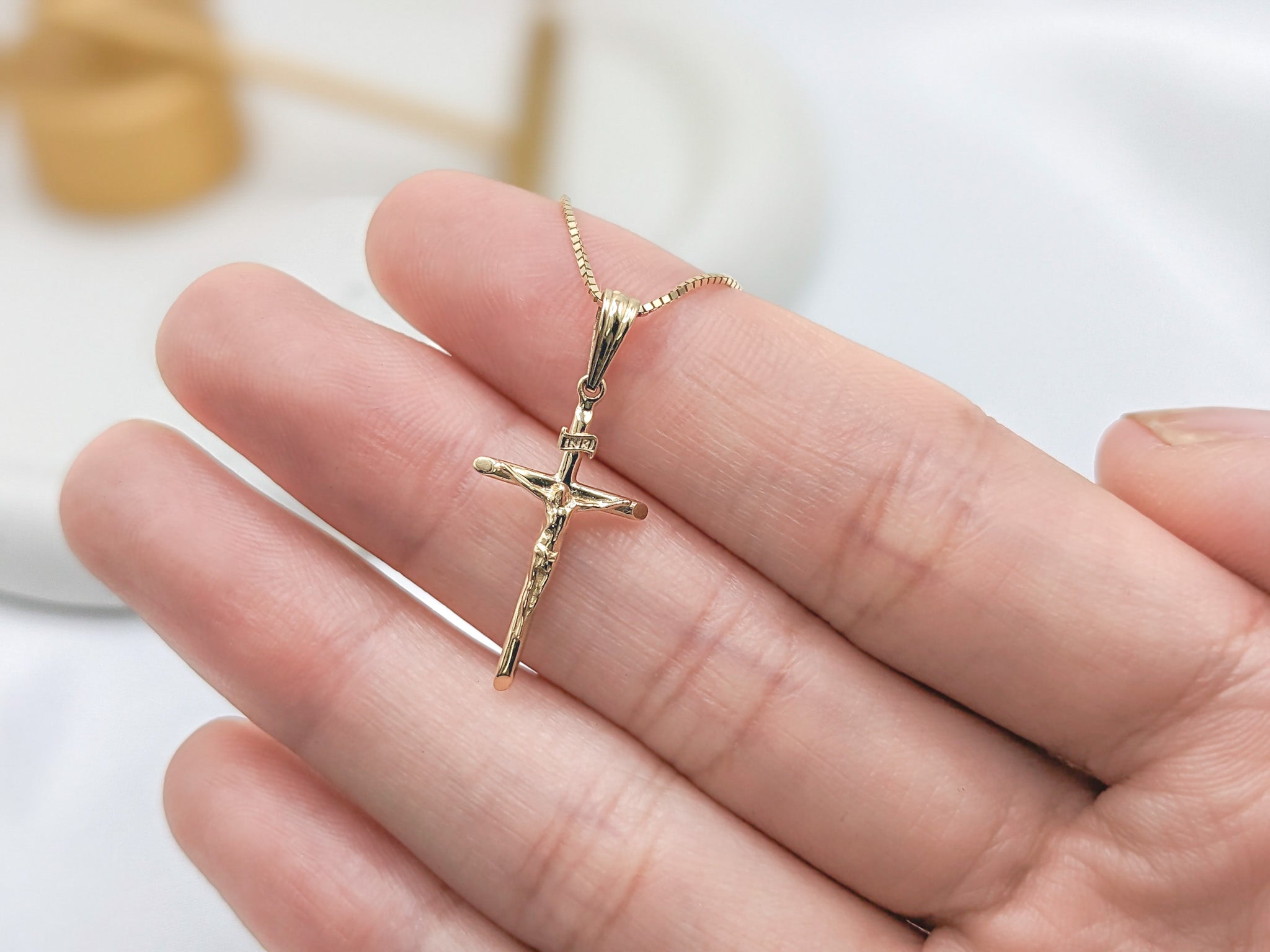 Small Crucifix Cross Pendant