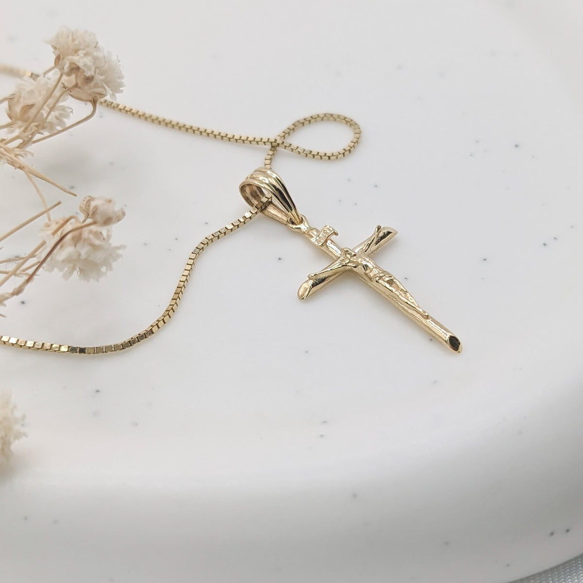 Small Crucifix Cross Pendant