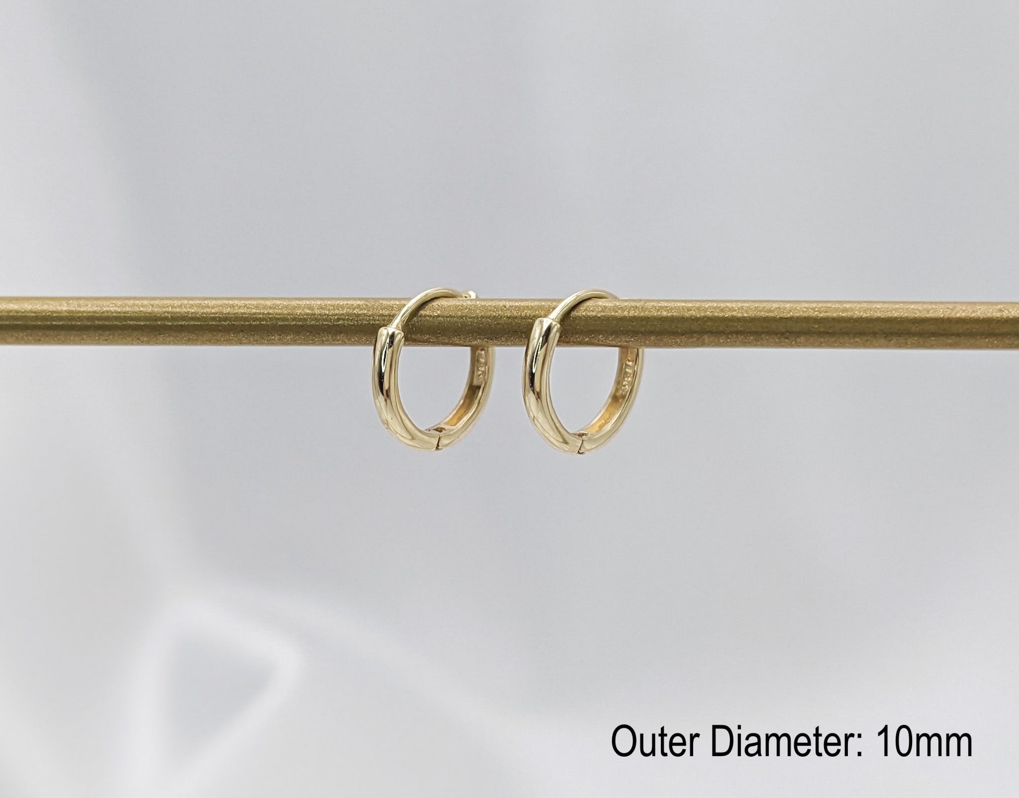 Mini Gold Hoop Earrings -10mm