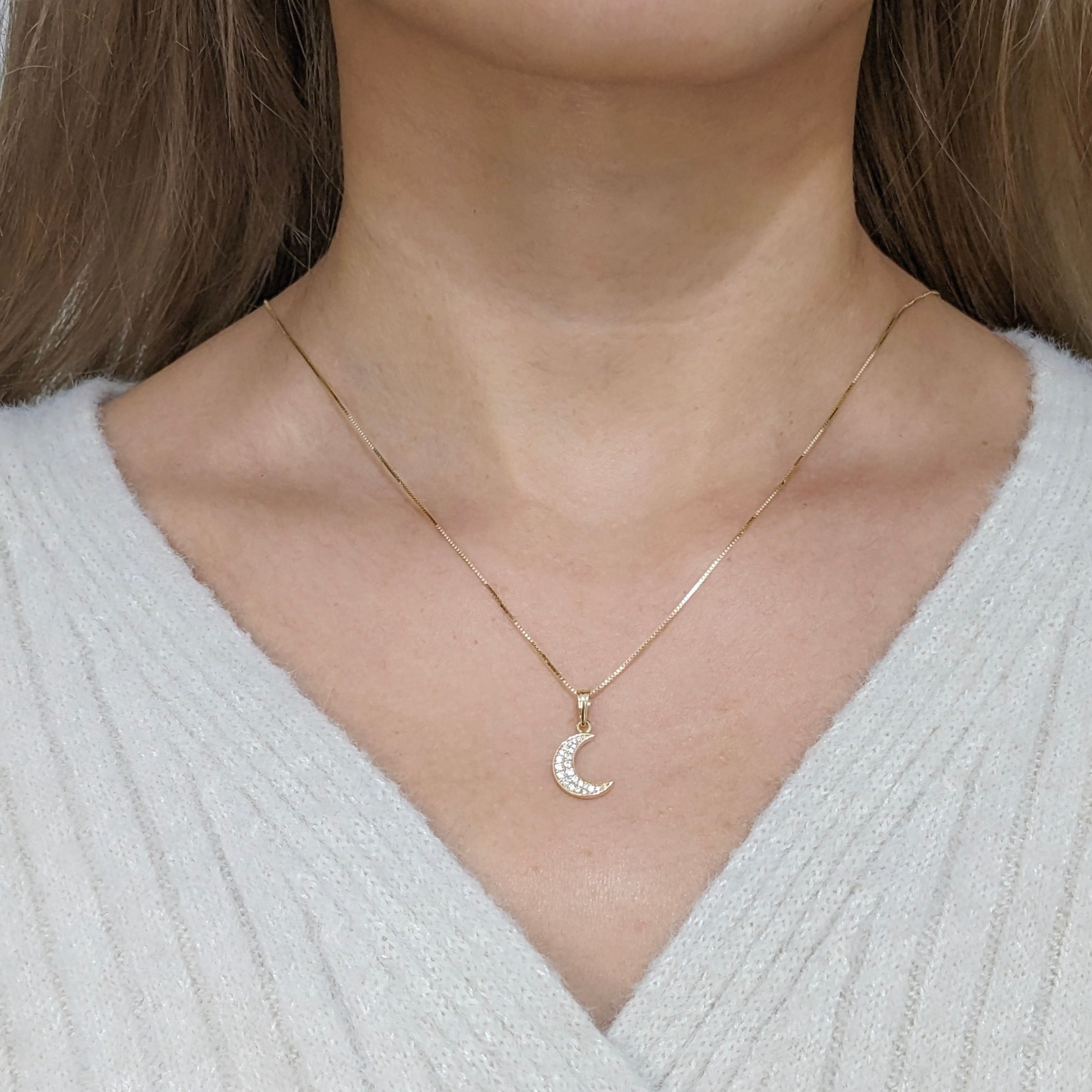 Crescent Moon Pendant
