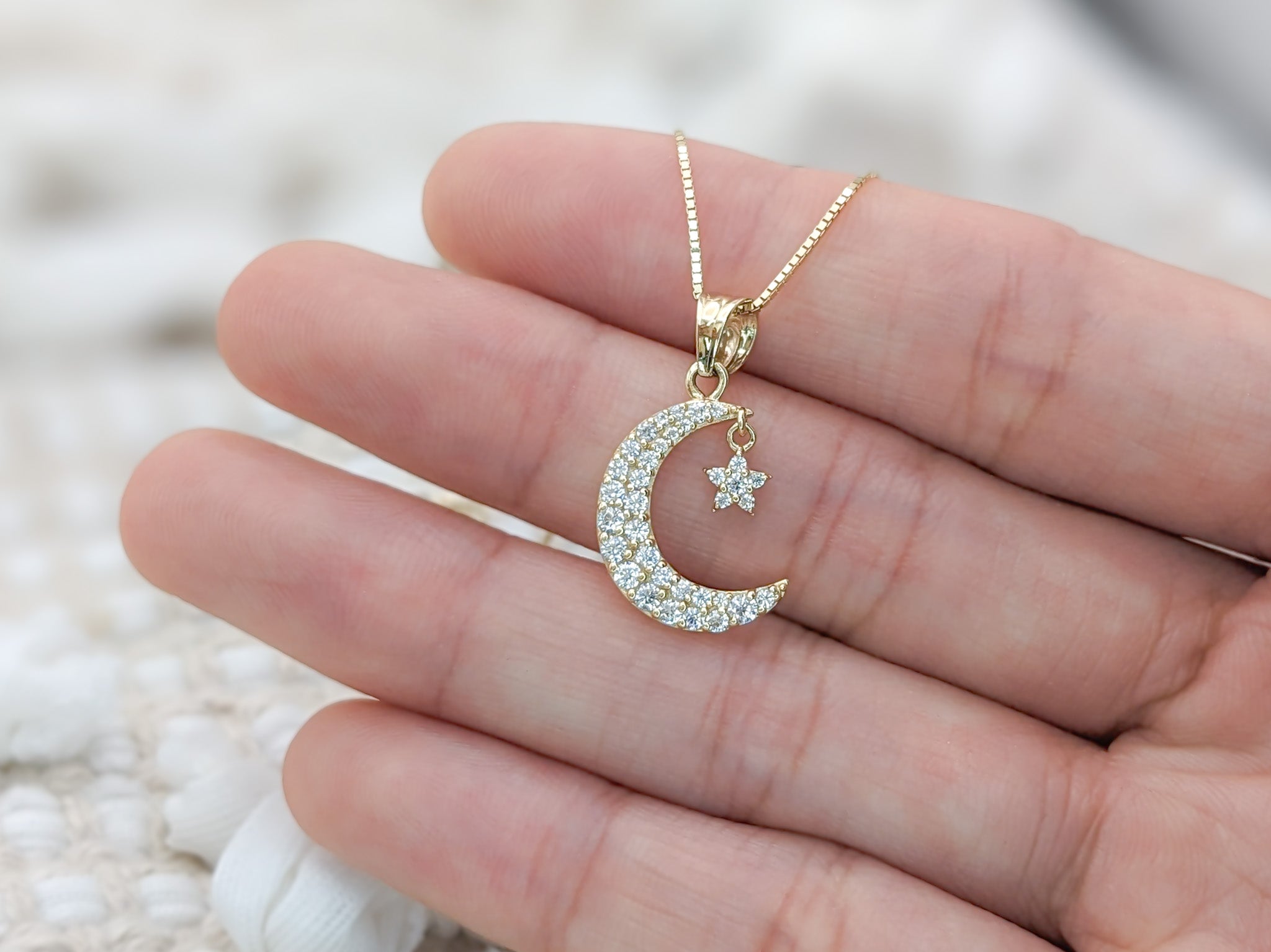 Stars and Moon Pendant