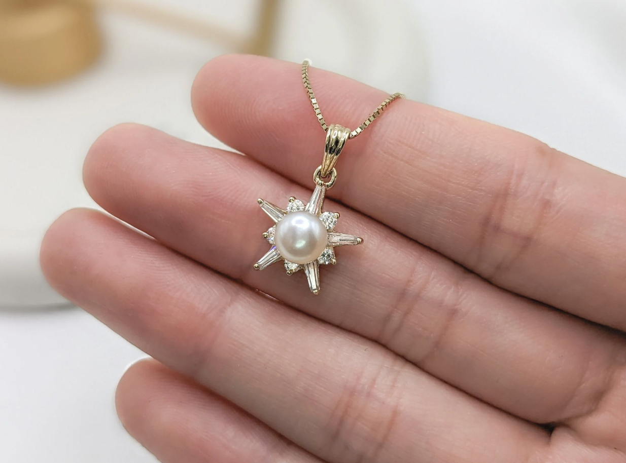 Pearl Star Pendant