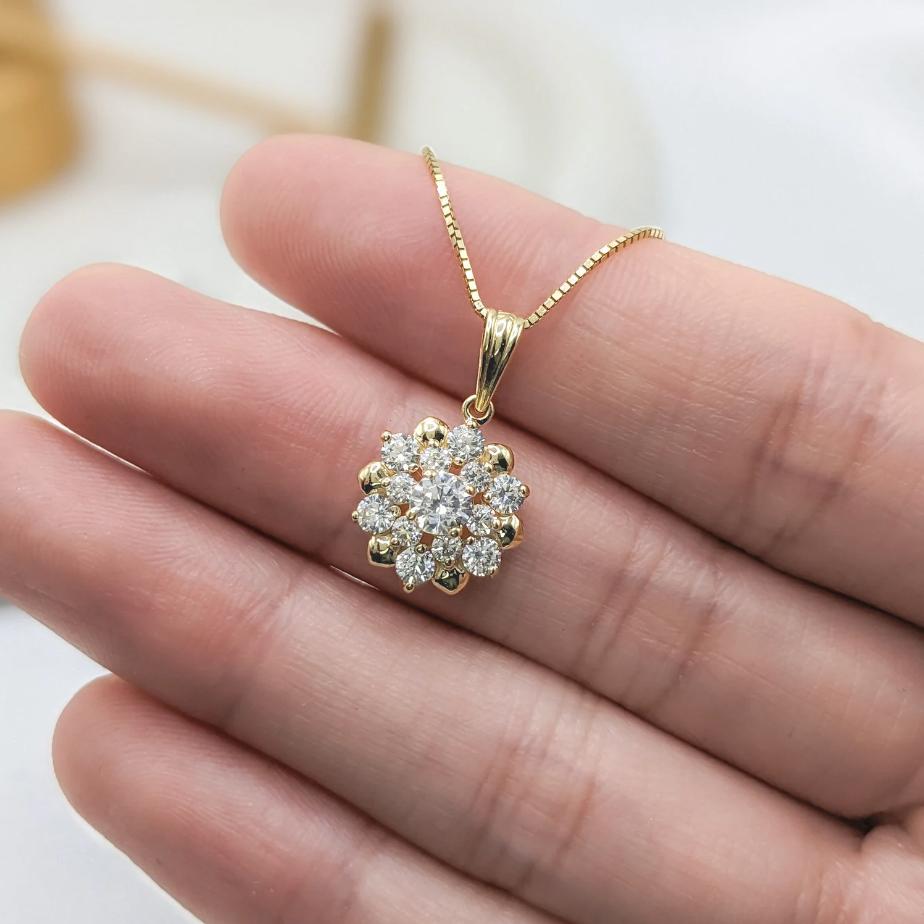 Blooming Flower Pendant