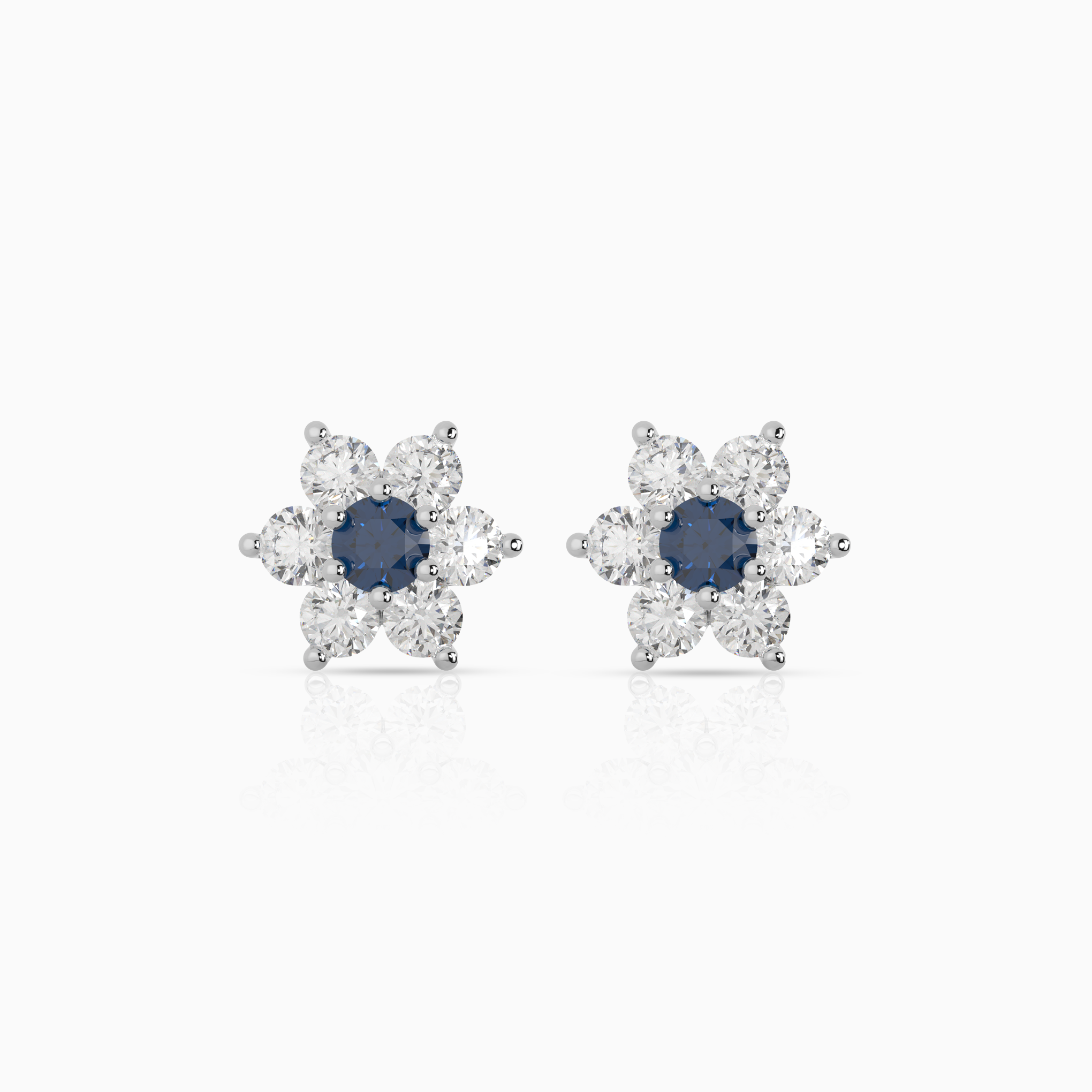Blue Sapphire Birthstone Earrings
