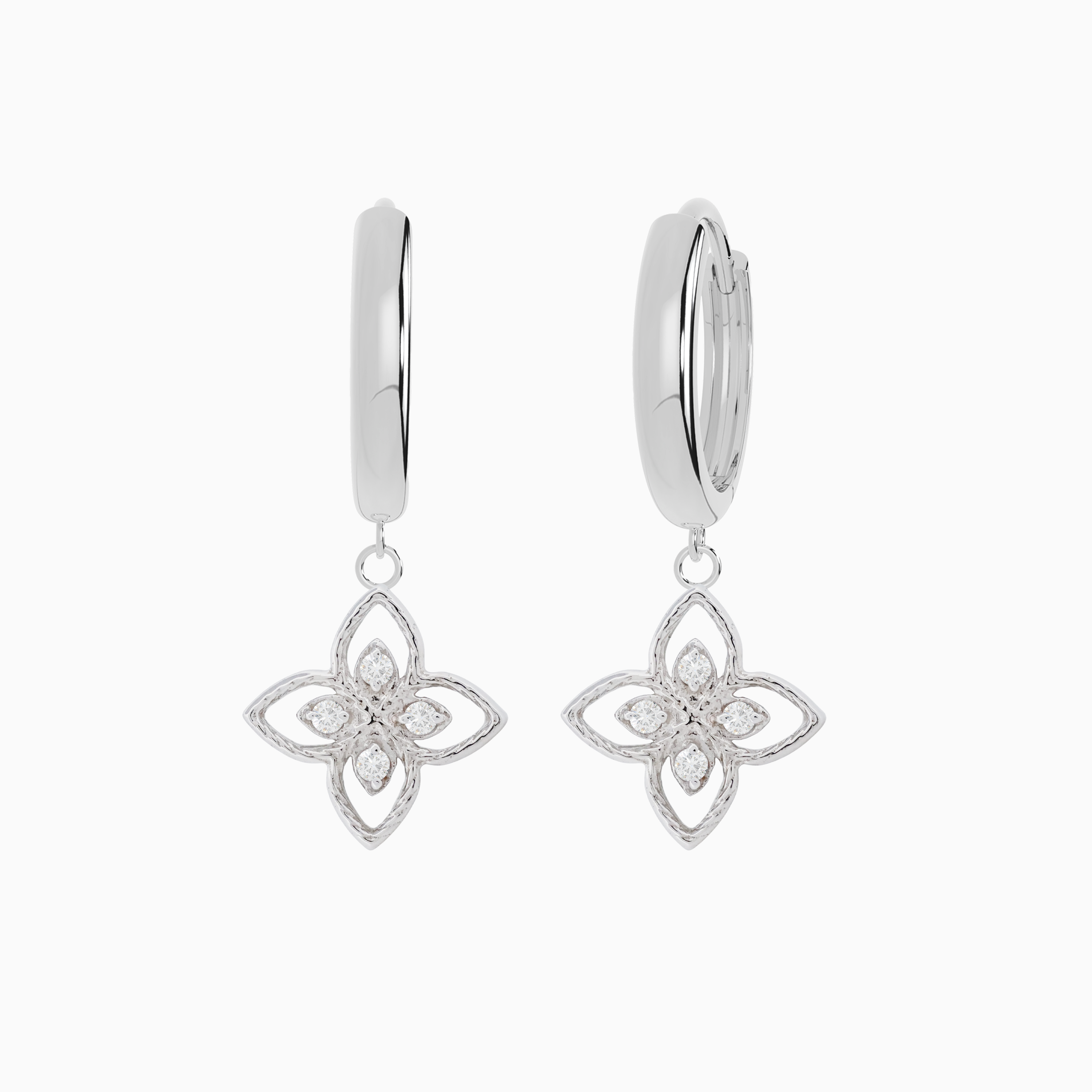 Vintage Petal Hoops