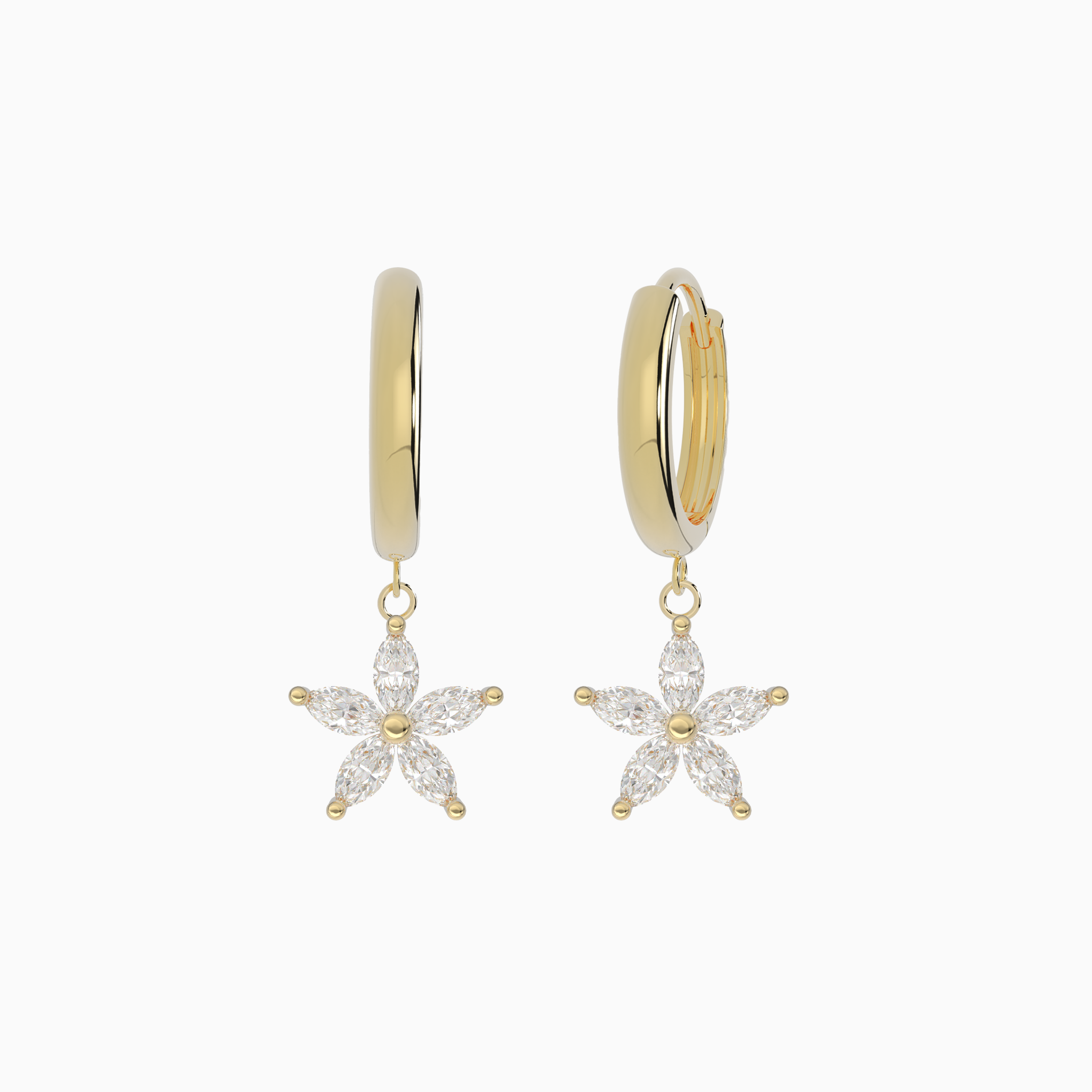 Lily Hoop Earrings