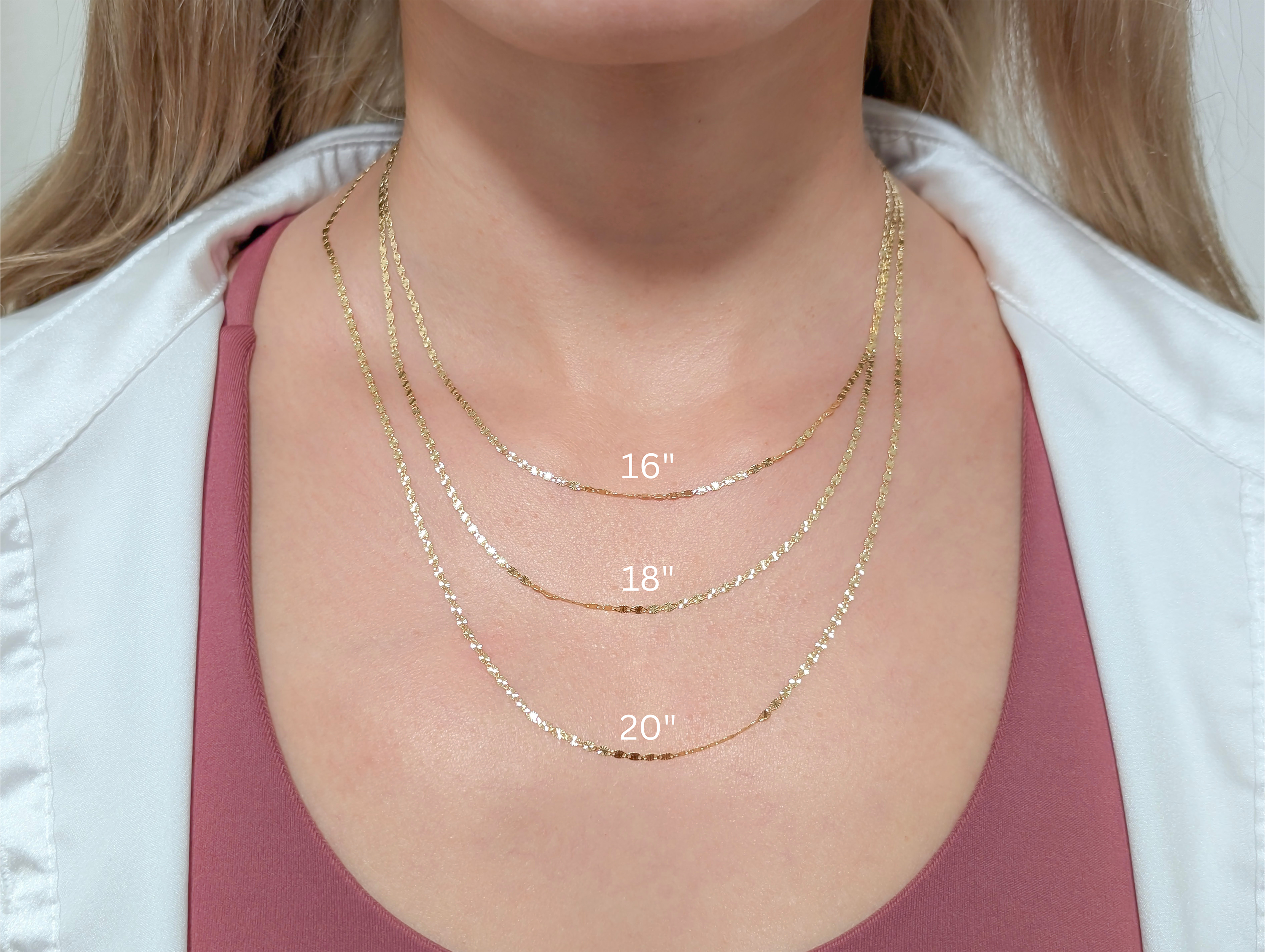 Valentino Mirror Link Chain