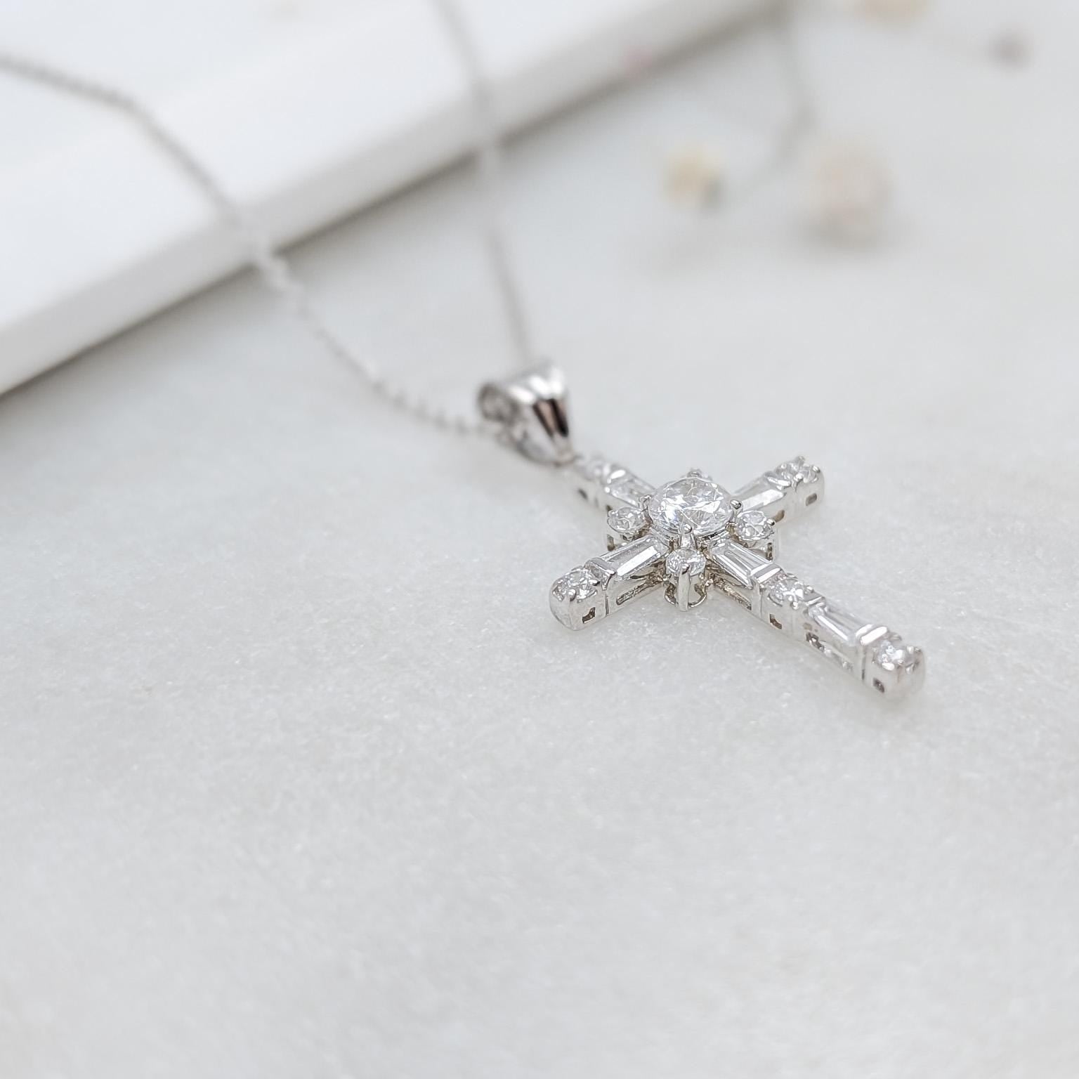 Petite Cross Pendant – .925 Sterling Silver