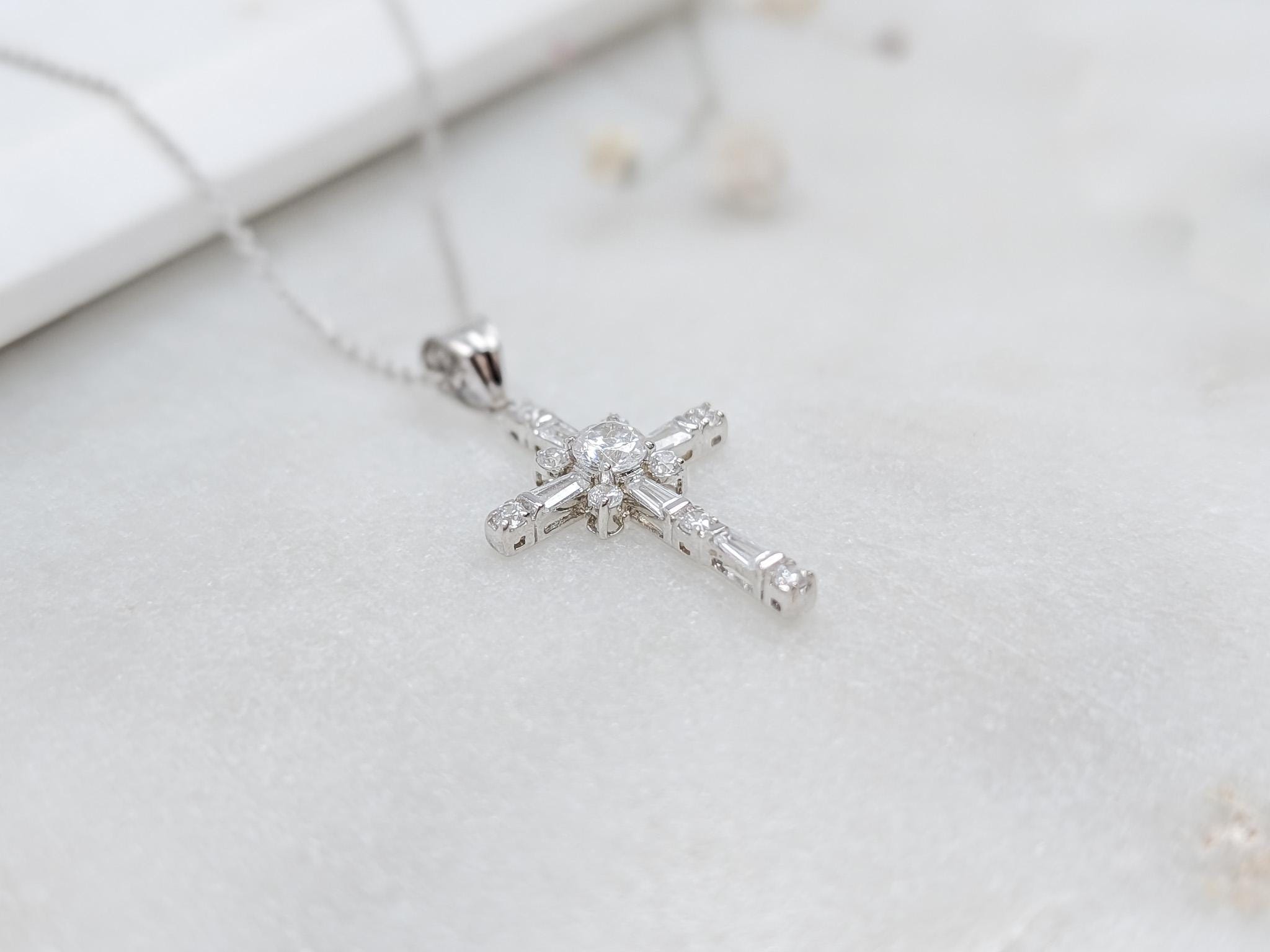 Petite Cross Pendant – .925 Sterling Silver