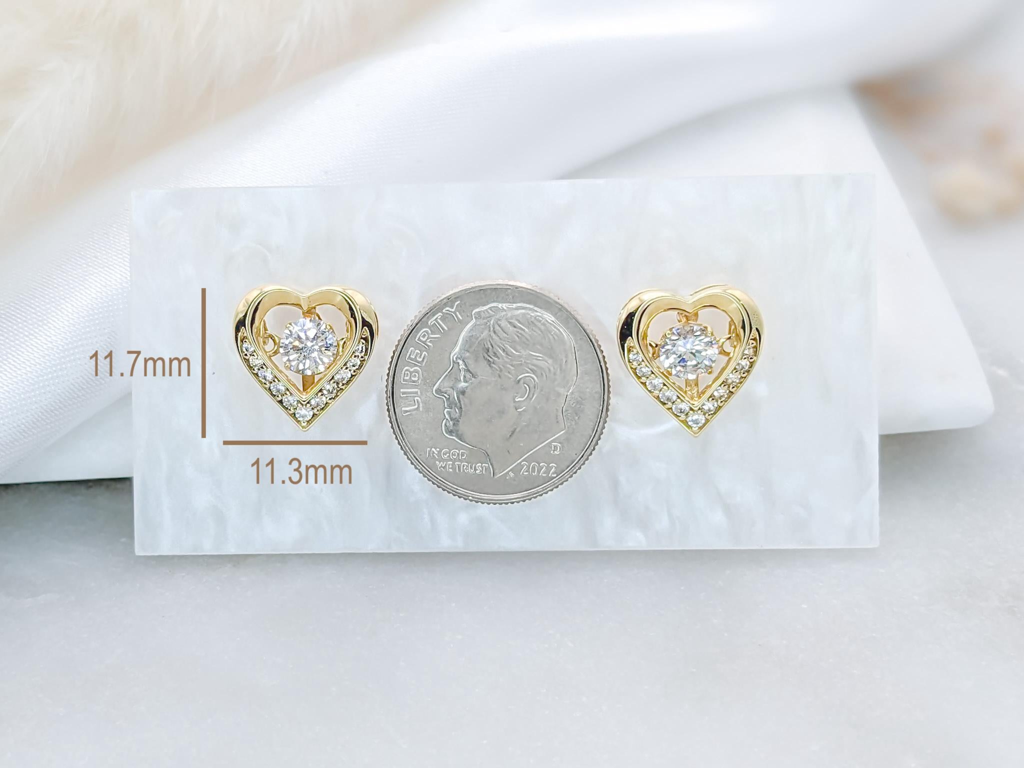 Dancing Heart Earrings