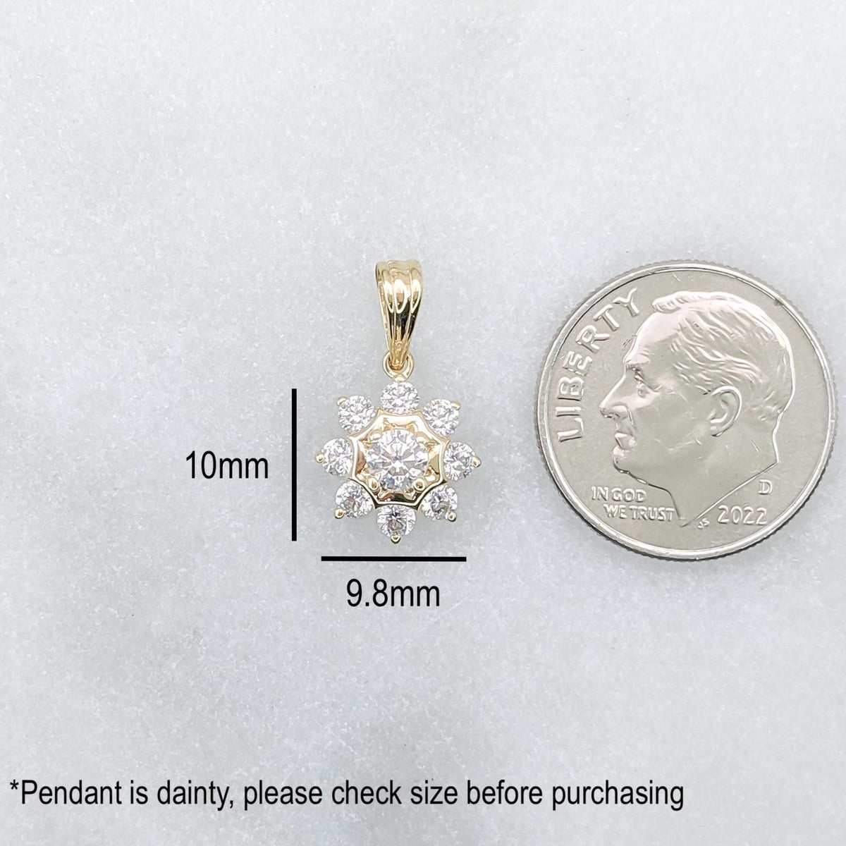 Tiny Flower Pendant