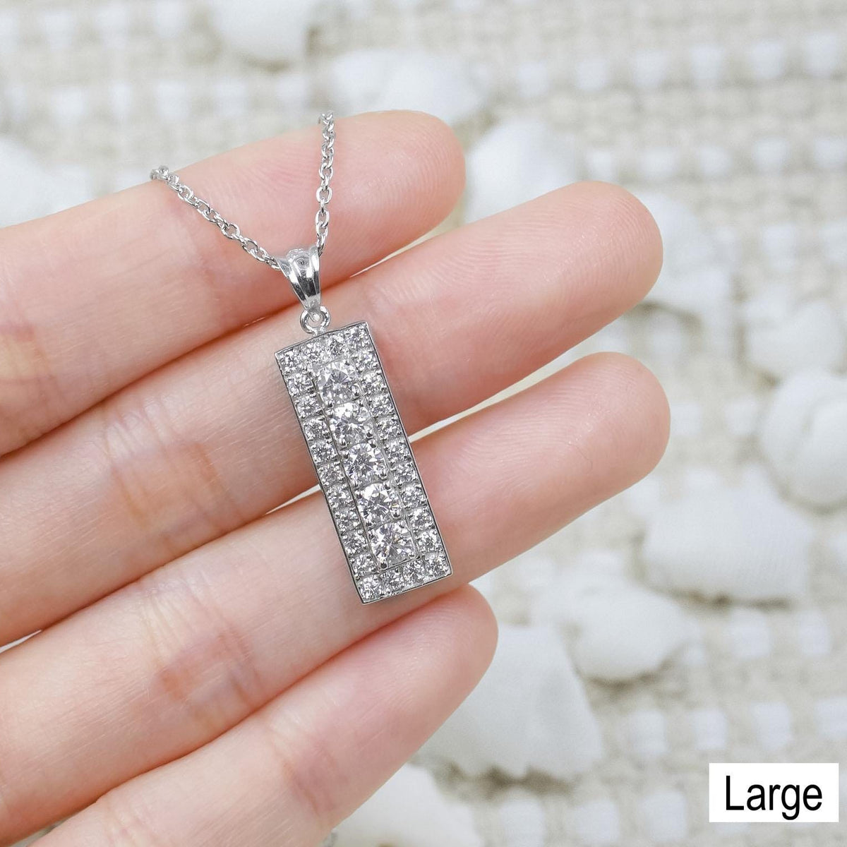 Classic Bar Pendant - .925 Sterling Silver
