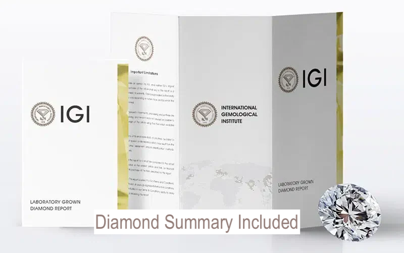 Lab Diamond Solitaire Pendant