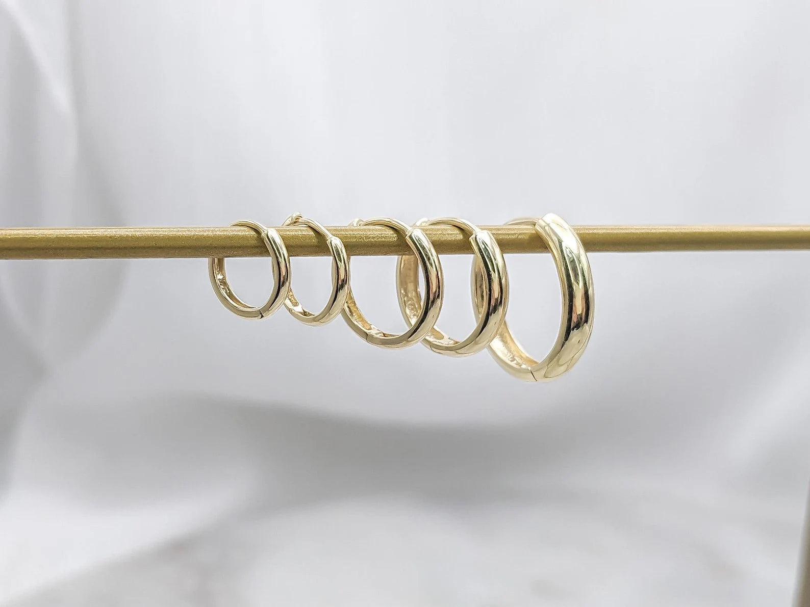 Mini Gold Hoop Earrings -10mm