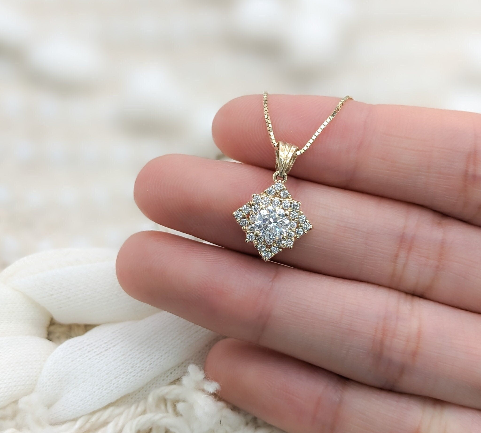 Infinity Square Pendant