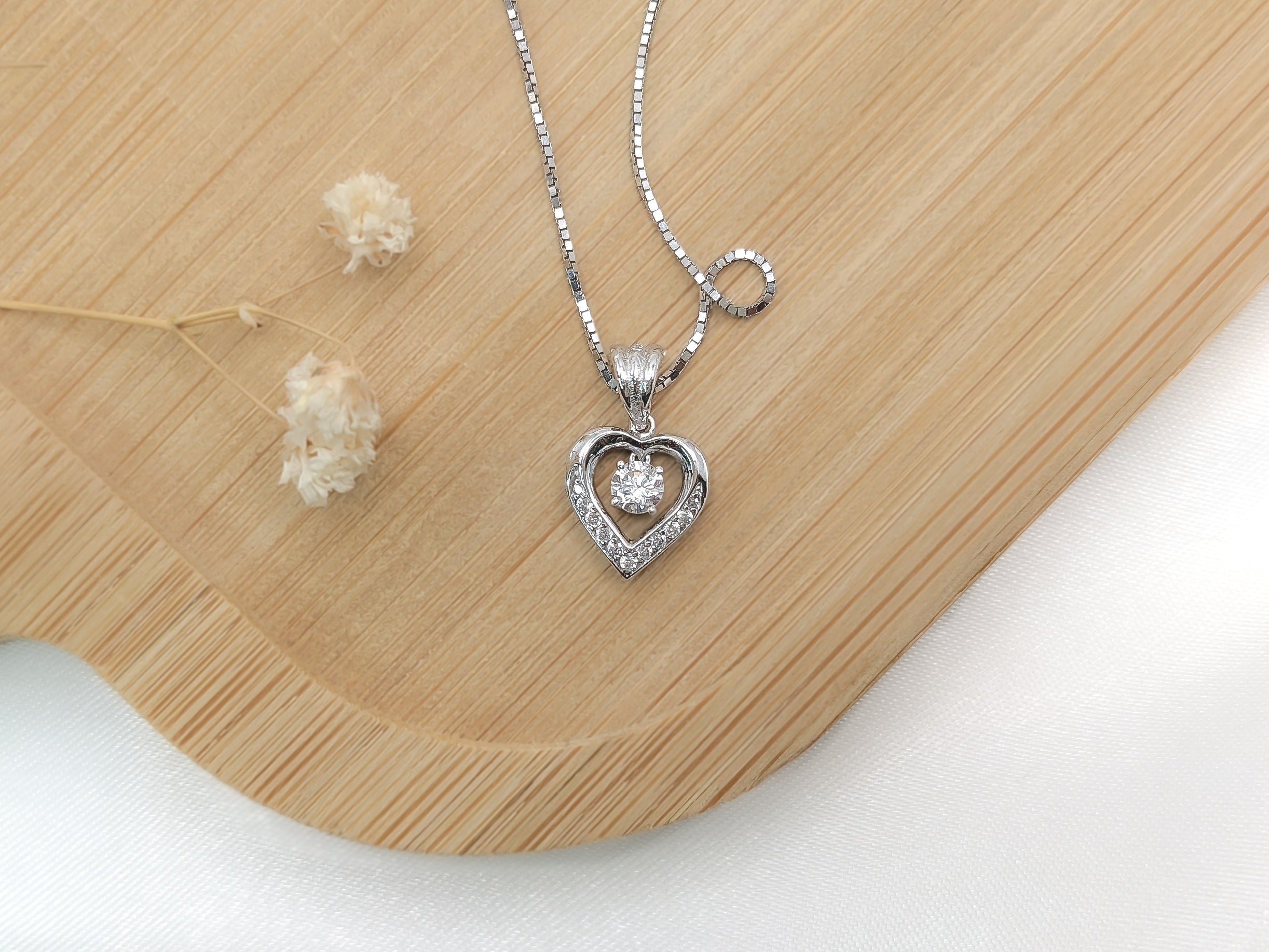 Pavé Heart Pendant