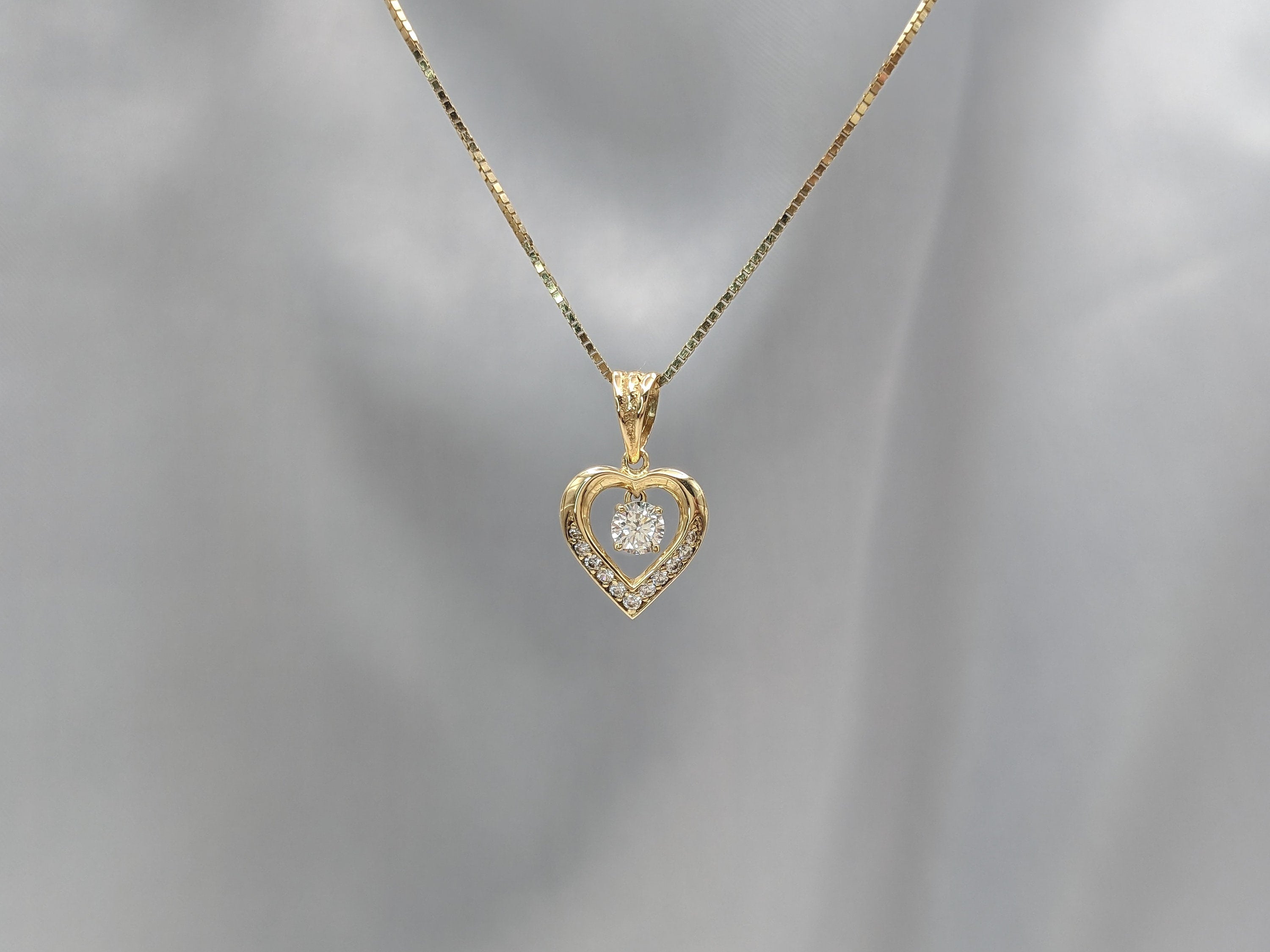 Pavé Heart Pendant