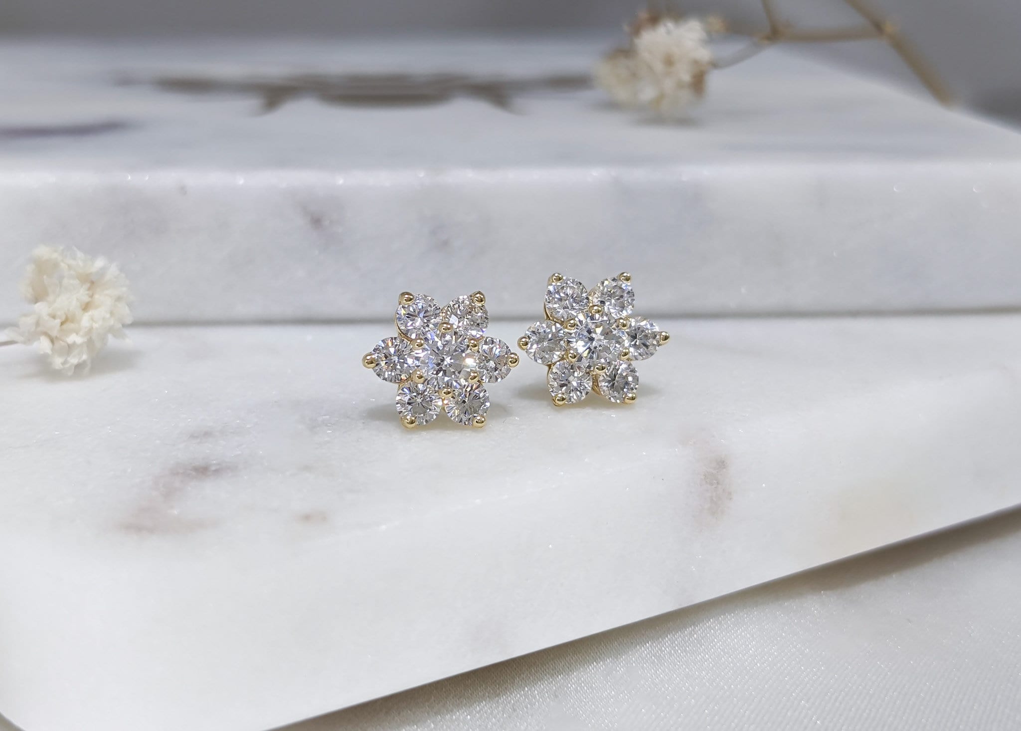 Buttercup Flower Earrings