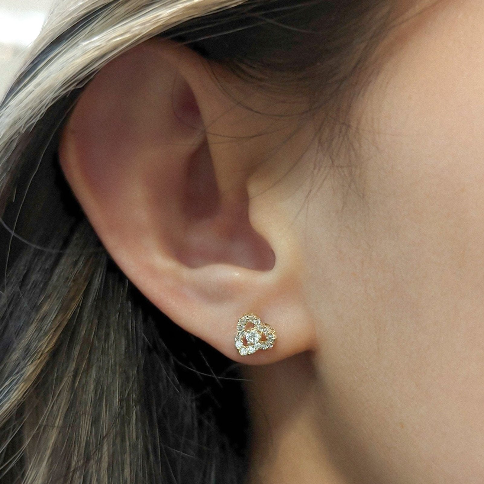 Trillium Petal Earrings