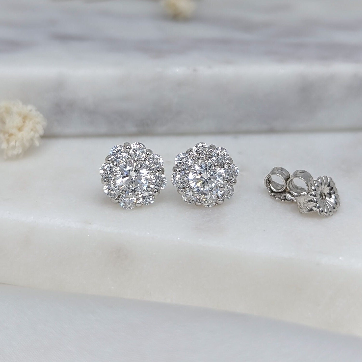 Floral Cluster Earrings